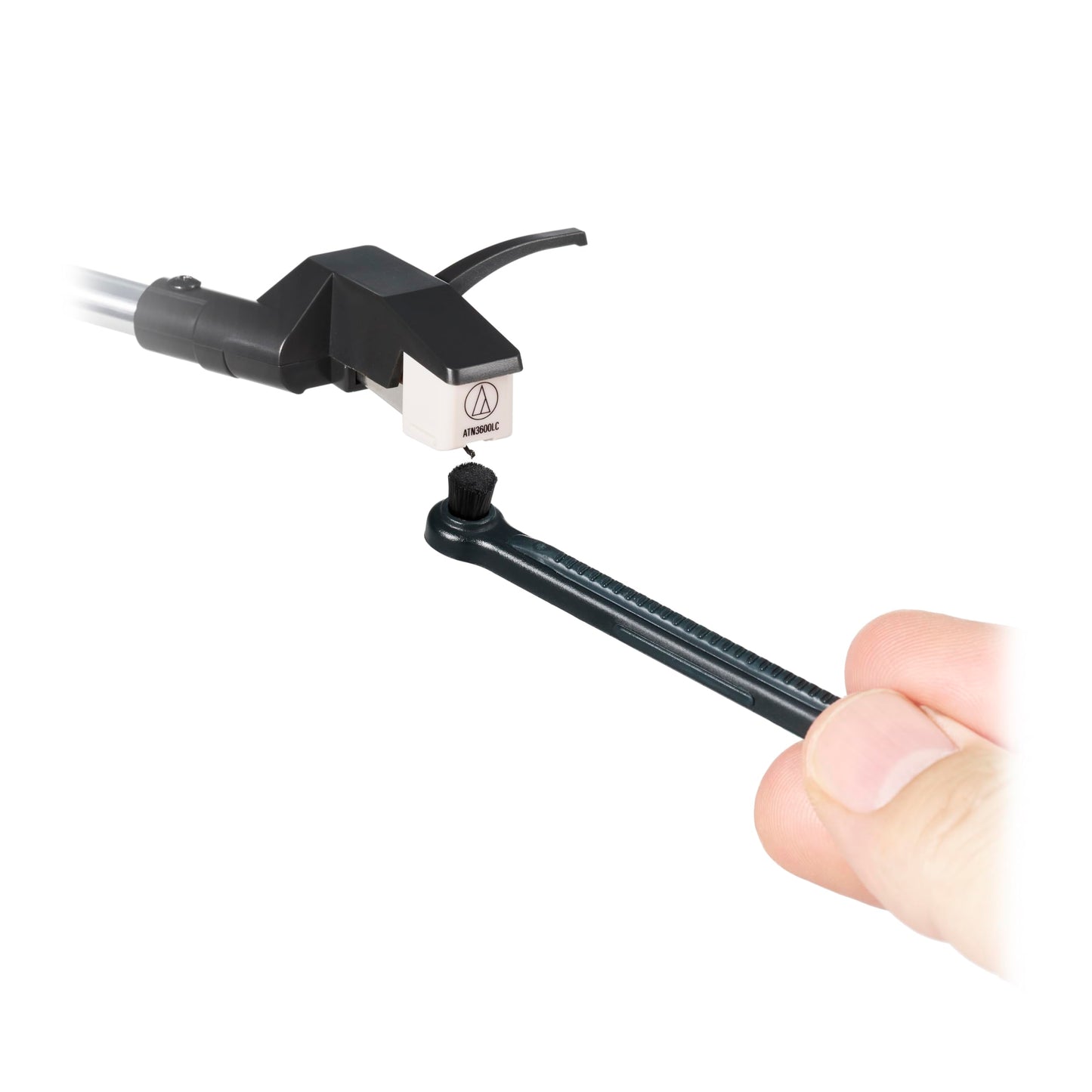 Audio-Technica AT6028 Multi-purpose 3-in-1 Record Cleaning Tool, Perfect for Cleaning Records, Styli, and Displaying Records