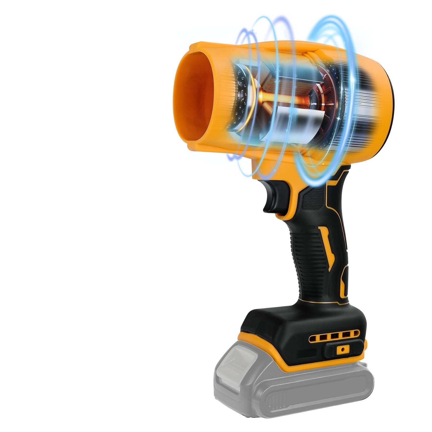 Cordless Turbo Jet Fan for DeWalt 20V Battery, 30000RPM Compressed Air Duster, Brushless Jet Fan for Leaf Blower Cleaning