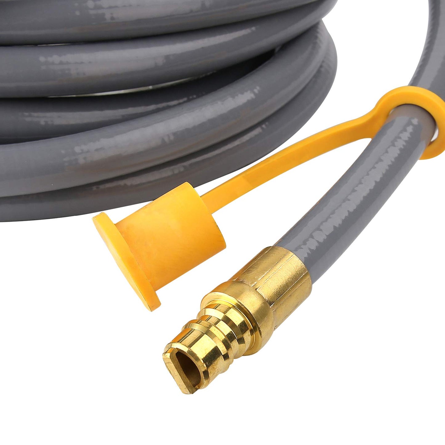 Solimeta 24 Feet 3/8 Inch Low Pressure Natural and Propane Gas Hose Kit with Quick Connect