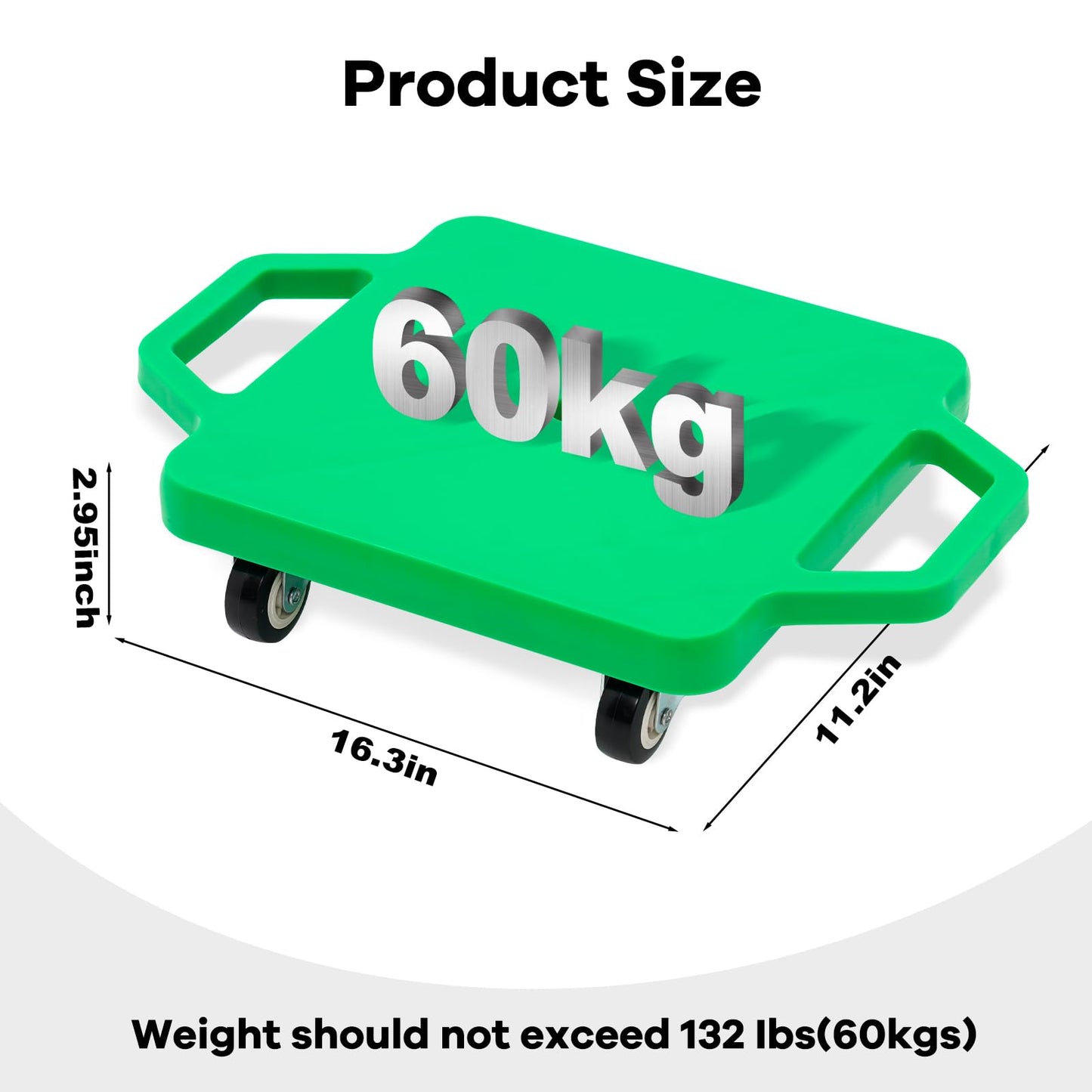 Kids Sitting Scooter Board with Universal Wheels Safety Plastic Scooter for Kids Ages 3-12 Manual Sport Scooters with Handles for Gym Class