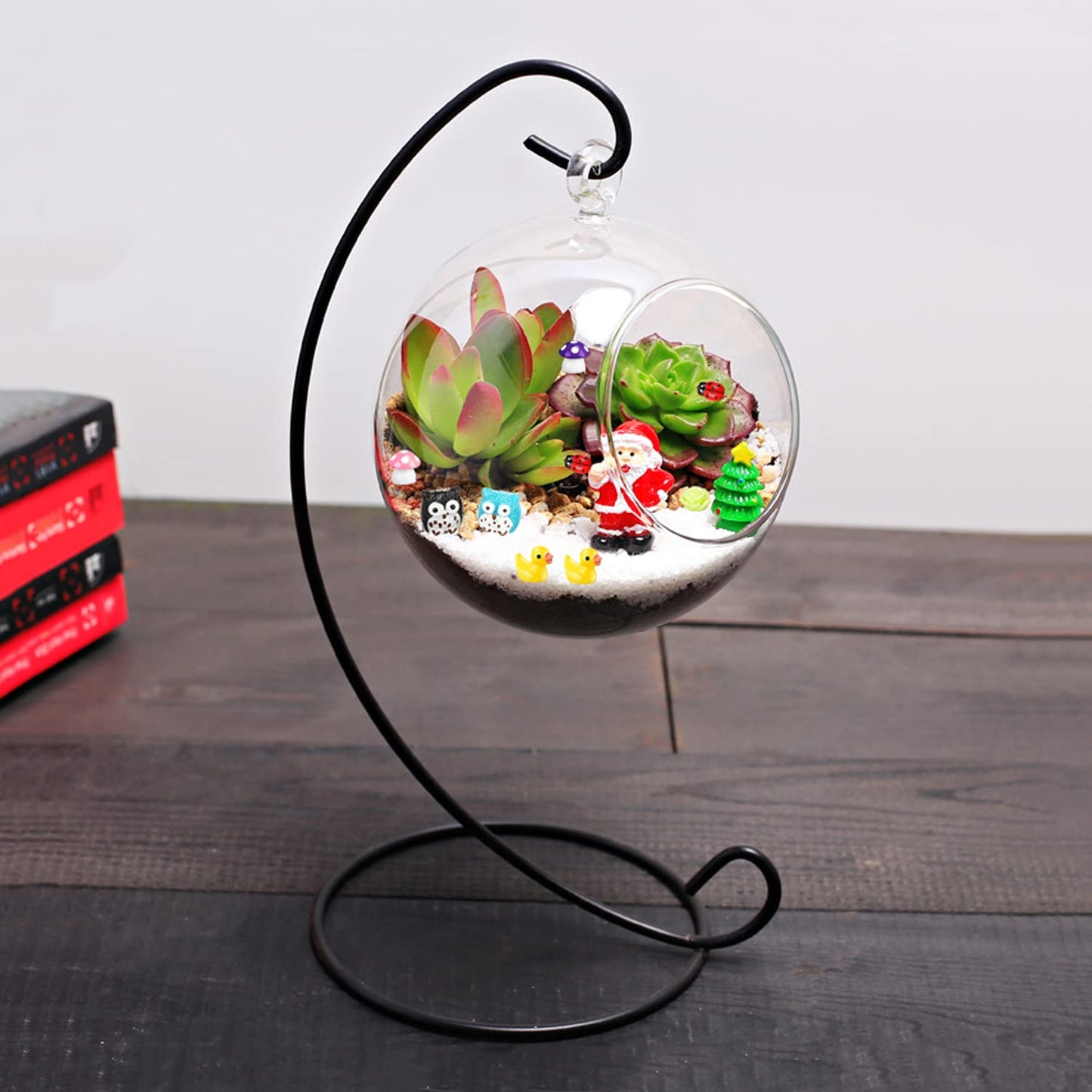 115 Miniature Fairy Garden Accessories, Fairy Garden Kit, Fairy Garden Animals, Miniature Figurines, Micro Landscape Ornaments Kit, for Dollhouse Decoration Plant House Decor