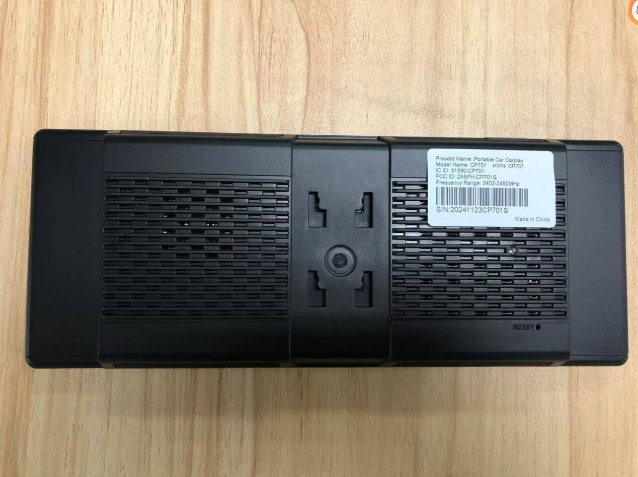 CARPURIDE 9.3 Inch Carplay Screen for Car, Compatible with Wireless/Wired Apple CarPlay, Android Auto and Mirror Link - Bluetooth Audio, Navigation,Siri, Backup Cam, FM Range 2402-2480MHz