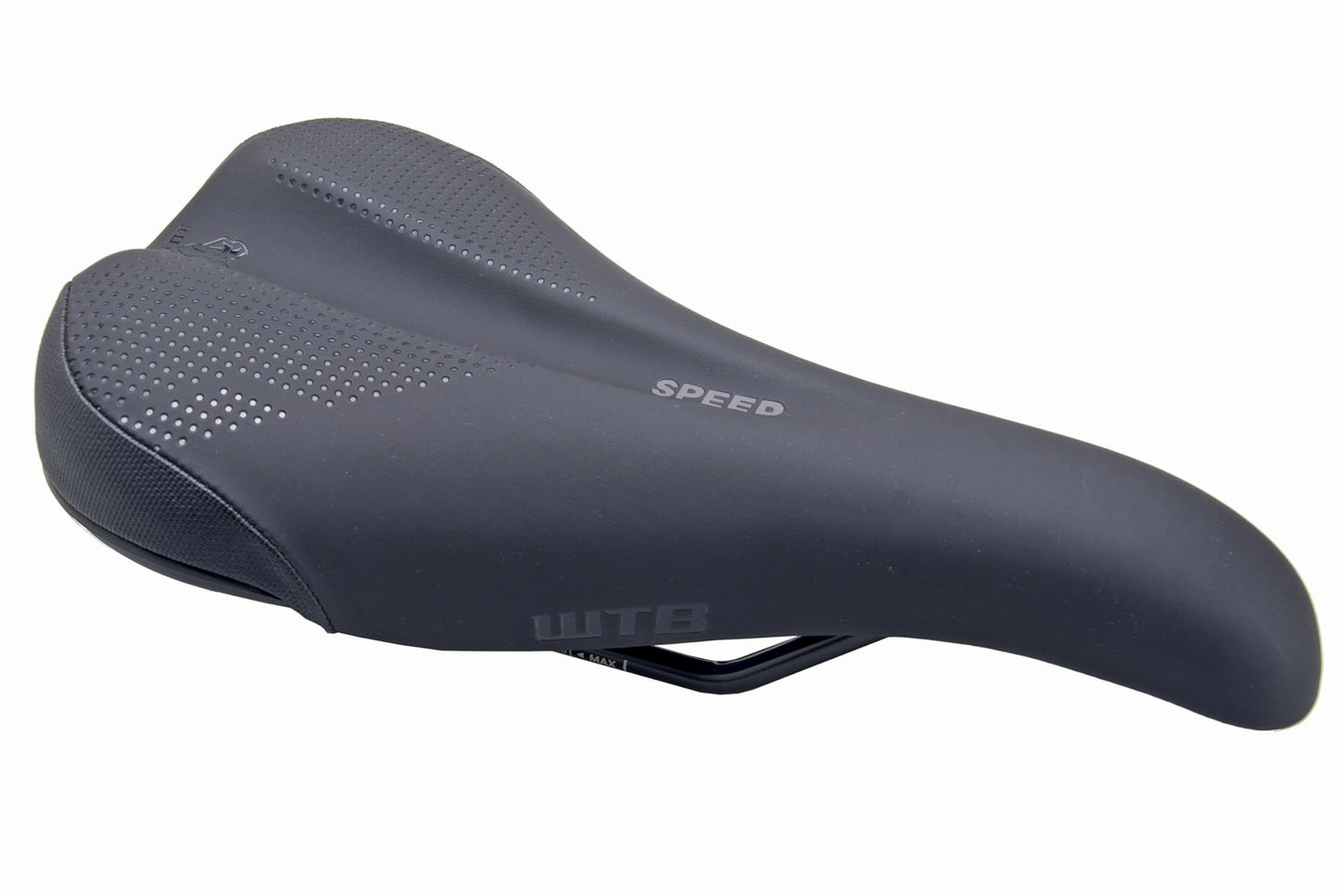 WTB Speed Bike Seat (Saddle) Comfortable Thick Padding - Shock-Absorbing Base - Mountain, Urban & E-Bikes (Steel Rail)