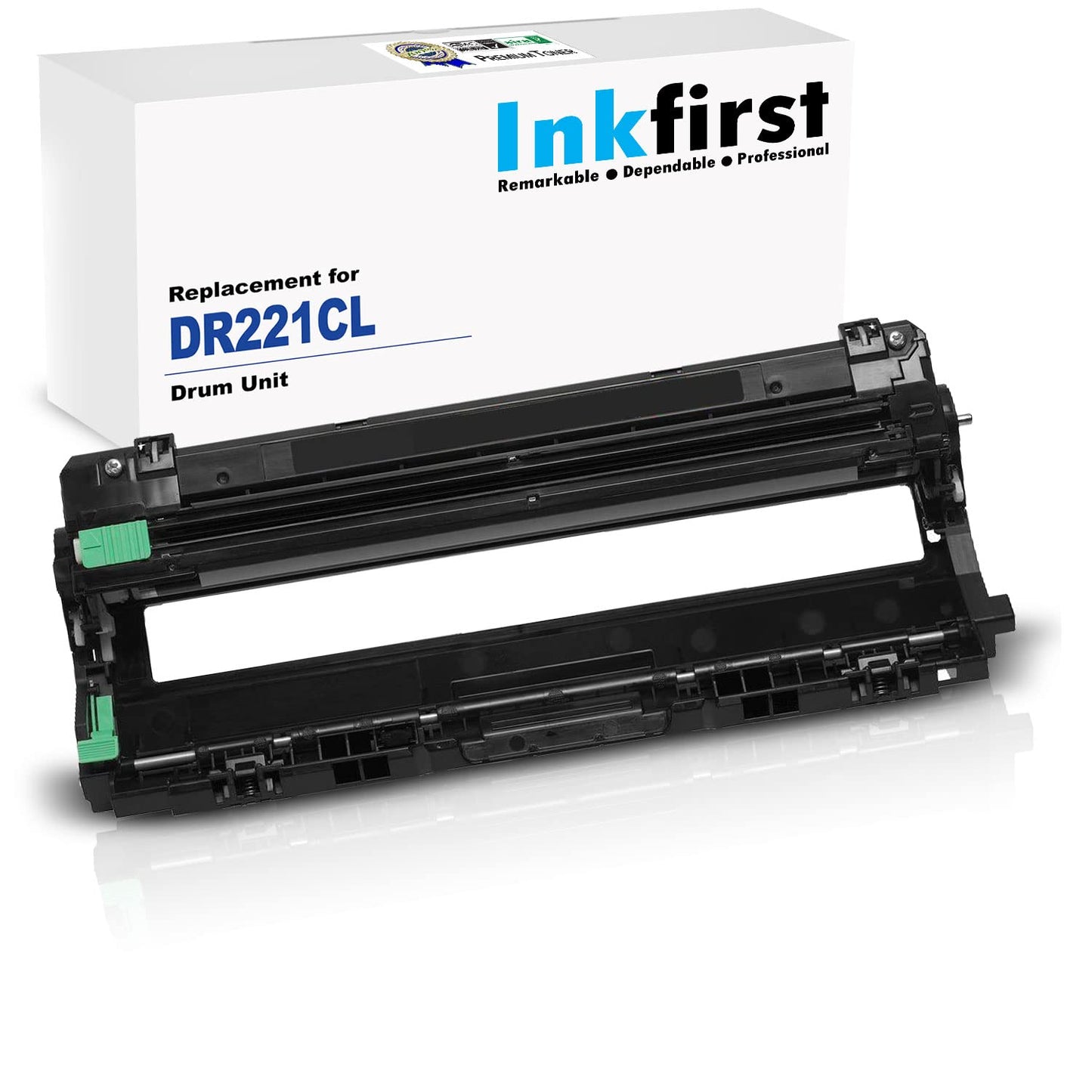 Inkfirst® Black Drum Unit DR-221CL (DR221CL) Compatible Remanufactured for Brother DR-221 Drum MFC-9340CDW HL-3170CDW HL-3170CW HL-3140CW MFC-9130CW MFC-9330CDW