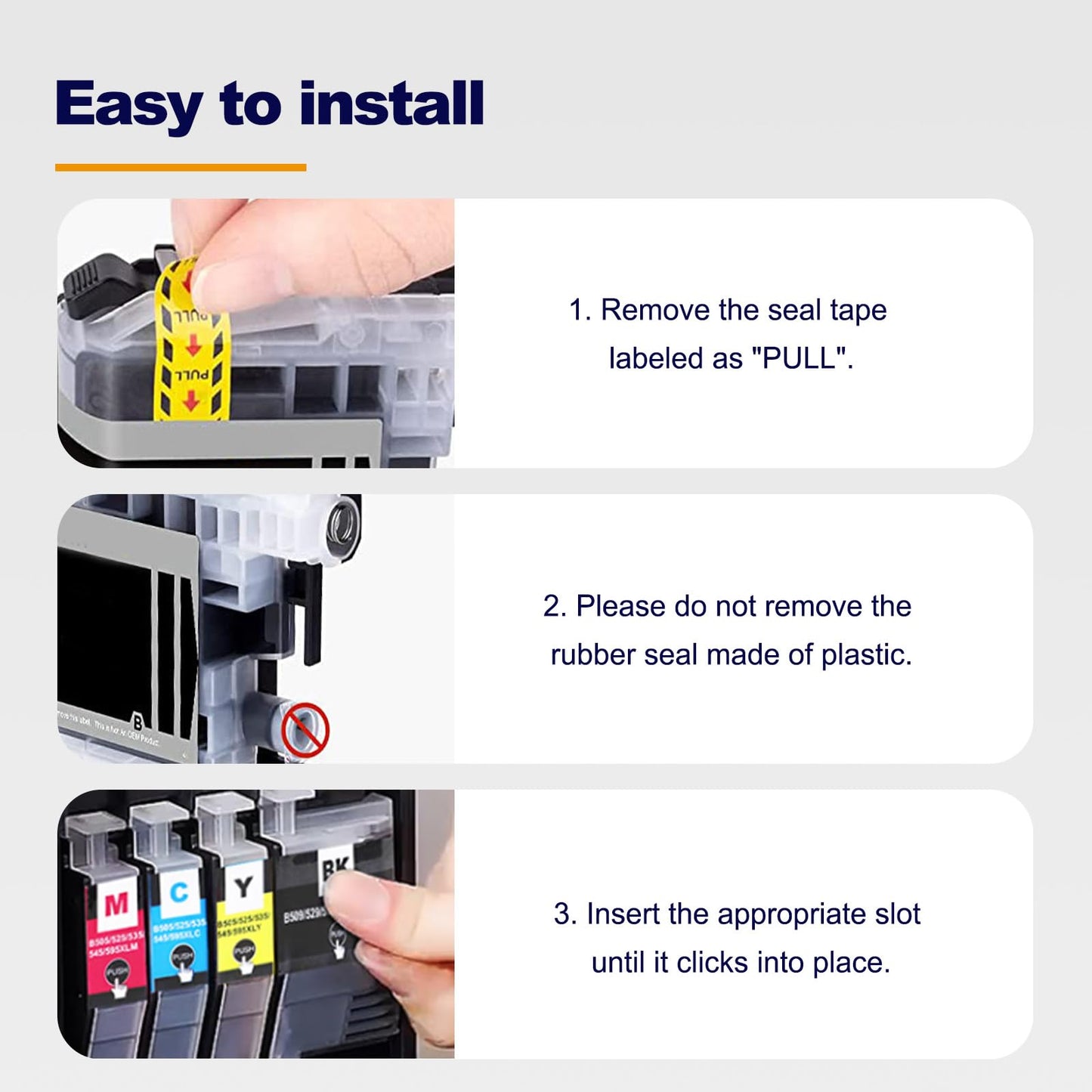 LC3033XXL Ink Cartridges 5-Pack Super High-Yield Compatible for Brother LC3033 LC3035 for MFC-J995DW MFC-J805DW MFC-J815DW MFC-J995DWXL MFC-J805DWXL MFC-J815DWXL Printer (5-Pack, BK*2/C/M/Y)