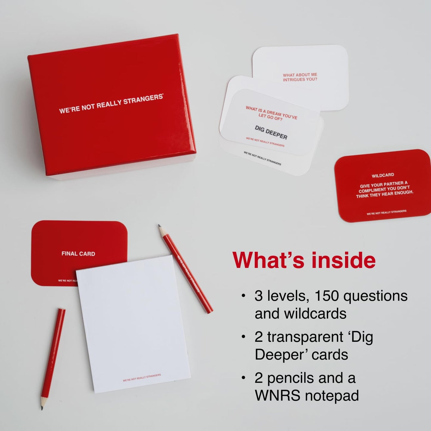 We're Not Really Strangers Card Game - an Interactive Adult Card Game and Icebreaker