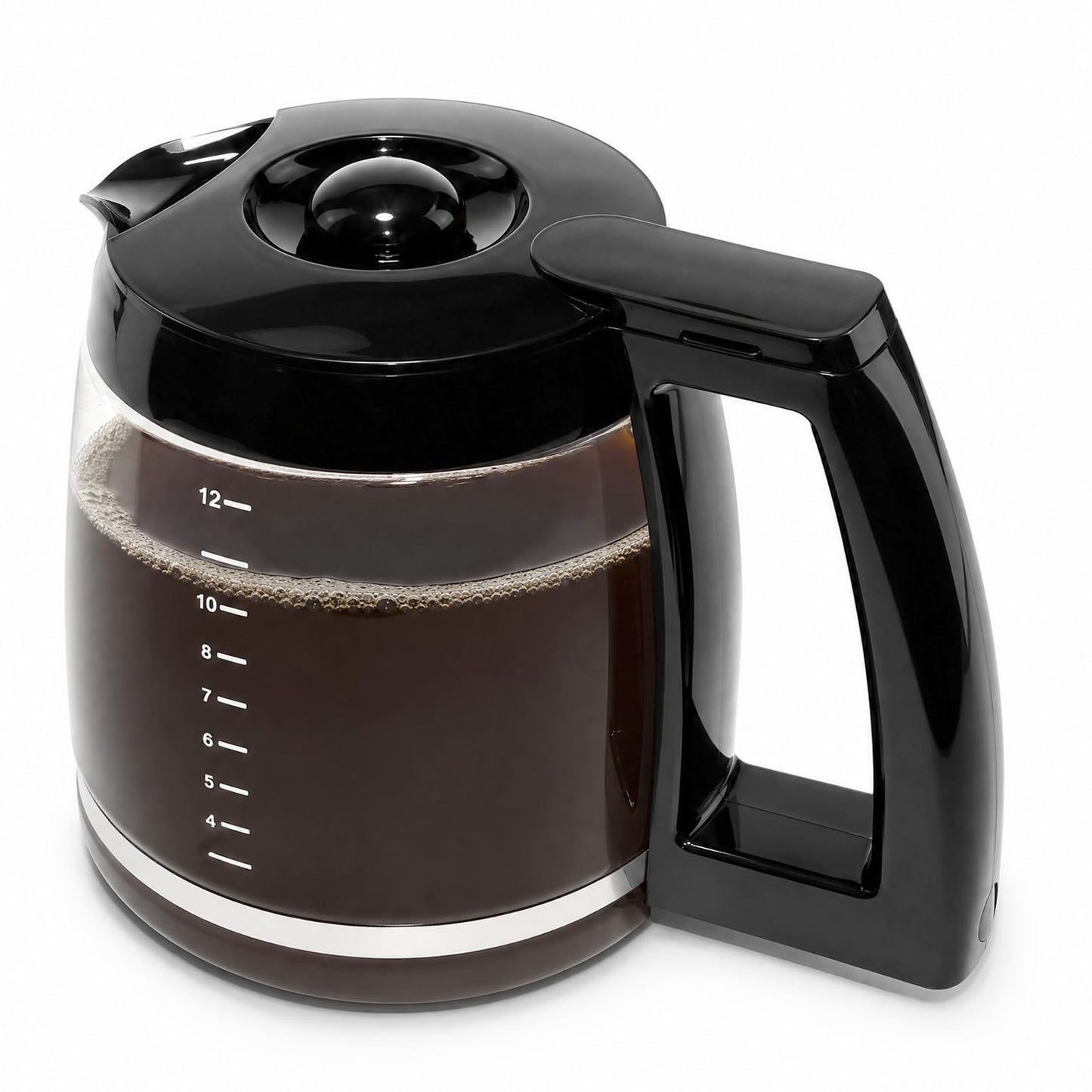 12-Cup Replacement Glass Carafe for Cuisinart Coffee Maker Models CHW-12, CHW-12P1, DCC-1100BK, DCC-1200, DCC-2650, DGB-550BK, DGB-550BK1 DGB-625BC, DGB-700BC, and SS-12 Part# DCC-1200PRC