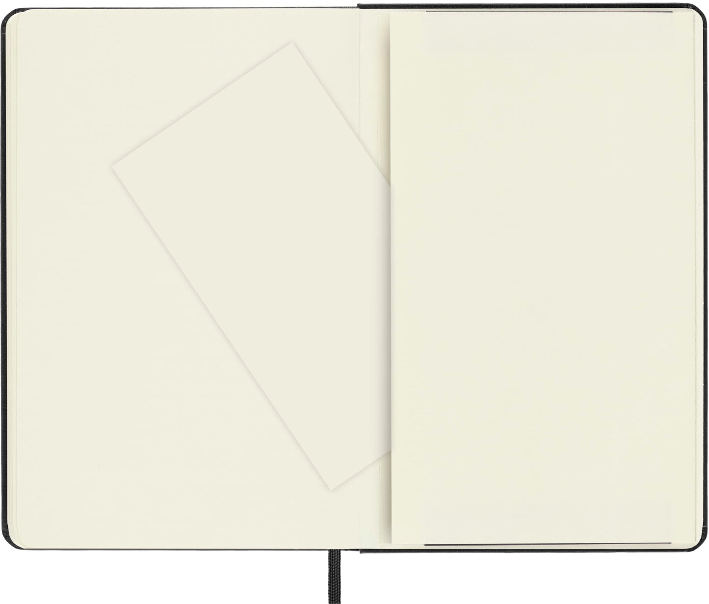 Moleskine Notebook, Medium, Plain, Black, Hard Cover (4.5 x 7)