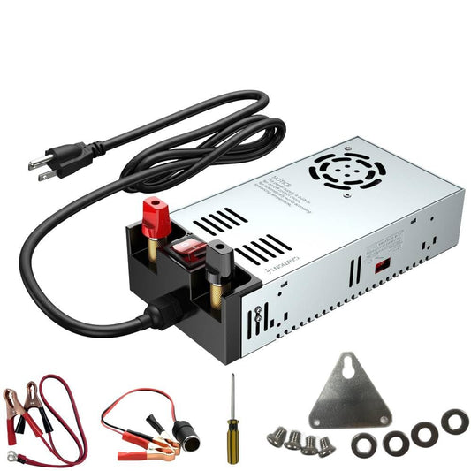 Anbull SMPS 110V AC to 12V DC Converter Power Supply Adapter Switch Transformer Max 50A 600W with On/Off Switch,Upgraded Circuit Board