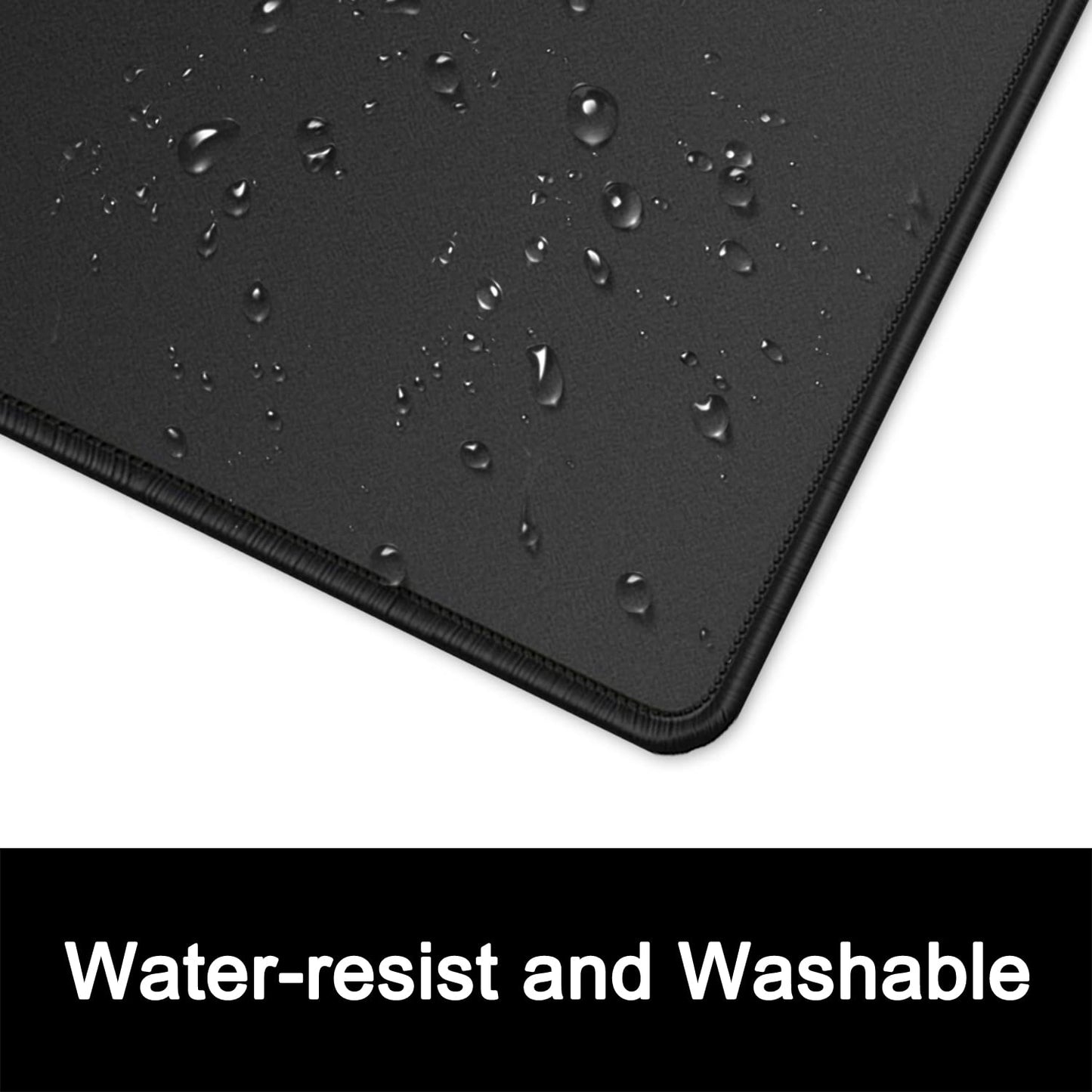 ITNRSIIET [10 Pack] Mouse Pad with Stitched Edge Premium-Textured Square Mouse Mat Washable Mousepads with Lycra Cloth Non-Slip Rubber Base Mousepad for Laptop Computer PC 10.2×8.3×0.12 inches Black