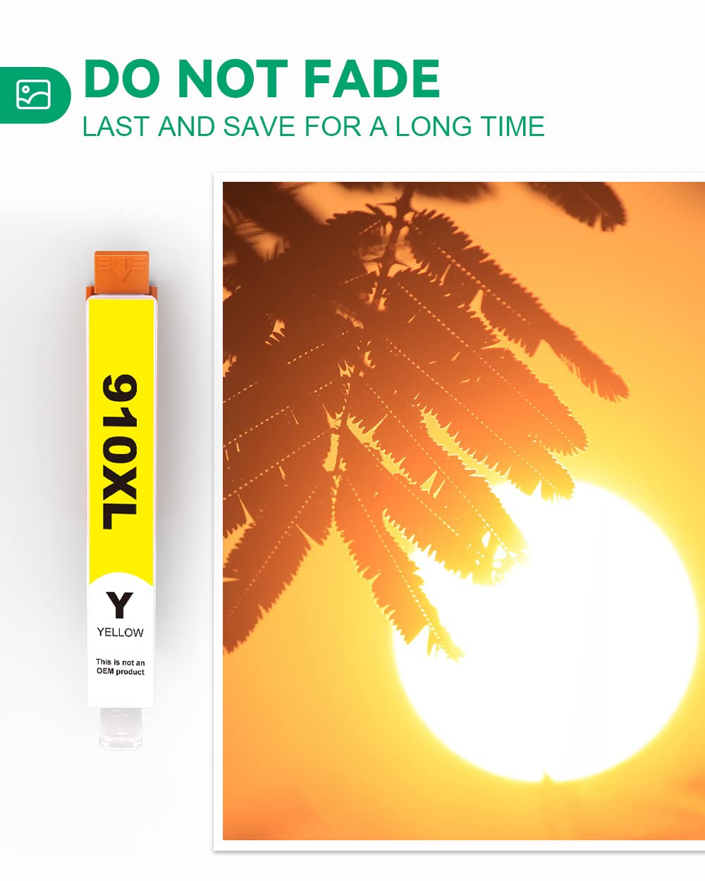 910XL Ink Cartridges Combo Pack [ Latest CHIP ] 8022 Ink Compatible Replacement for HP 910XL 910 XL Use with HP Officejet Pro 8010 Ink, Pro 8020 8025 8030 Printer (Black and Color, 4 Pack)