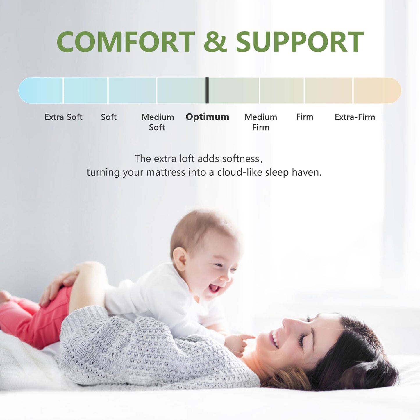 Premium Bamboo Full/Double Size Mattress Topper for Back Pain, 1200 GSM Quilted Fitted Extra Thick Mattress Pad for Bed,Pillow Top Mattress Cover with Deep Pocket Up to 21 Inches（54 * 75inch）