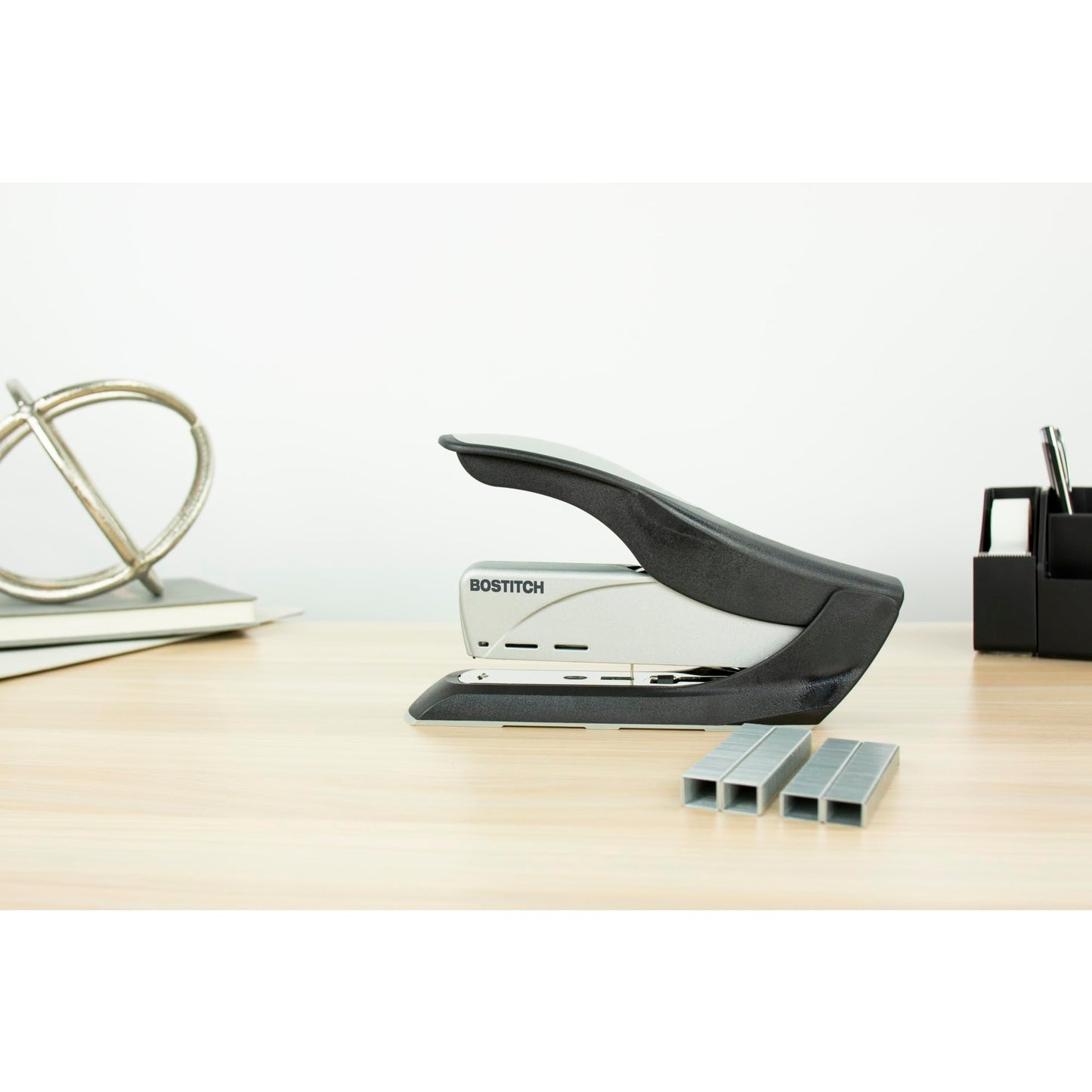 PaperPro 1210 Stapler, 65-Sheet Capacity, Black/Silver