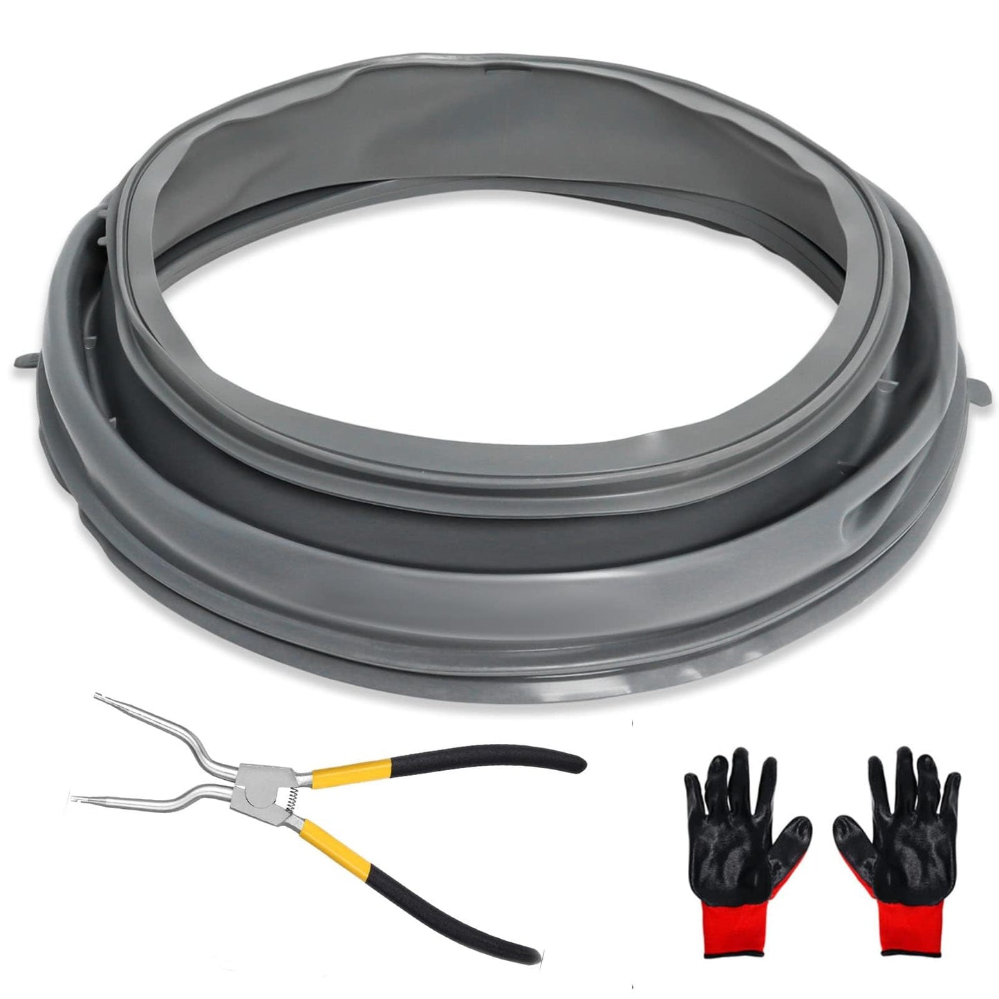 WPW10381562 W10290499 Washer Door Bellow Gasket Boot Seal Compatible with Whirlpool Maytag Amana Lnglis Washers Fit WFW9050XW00 YWFW9050XW01 WFW9150WW01 WFW9250WW01 W10381562 W10300559