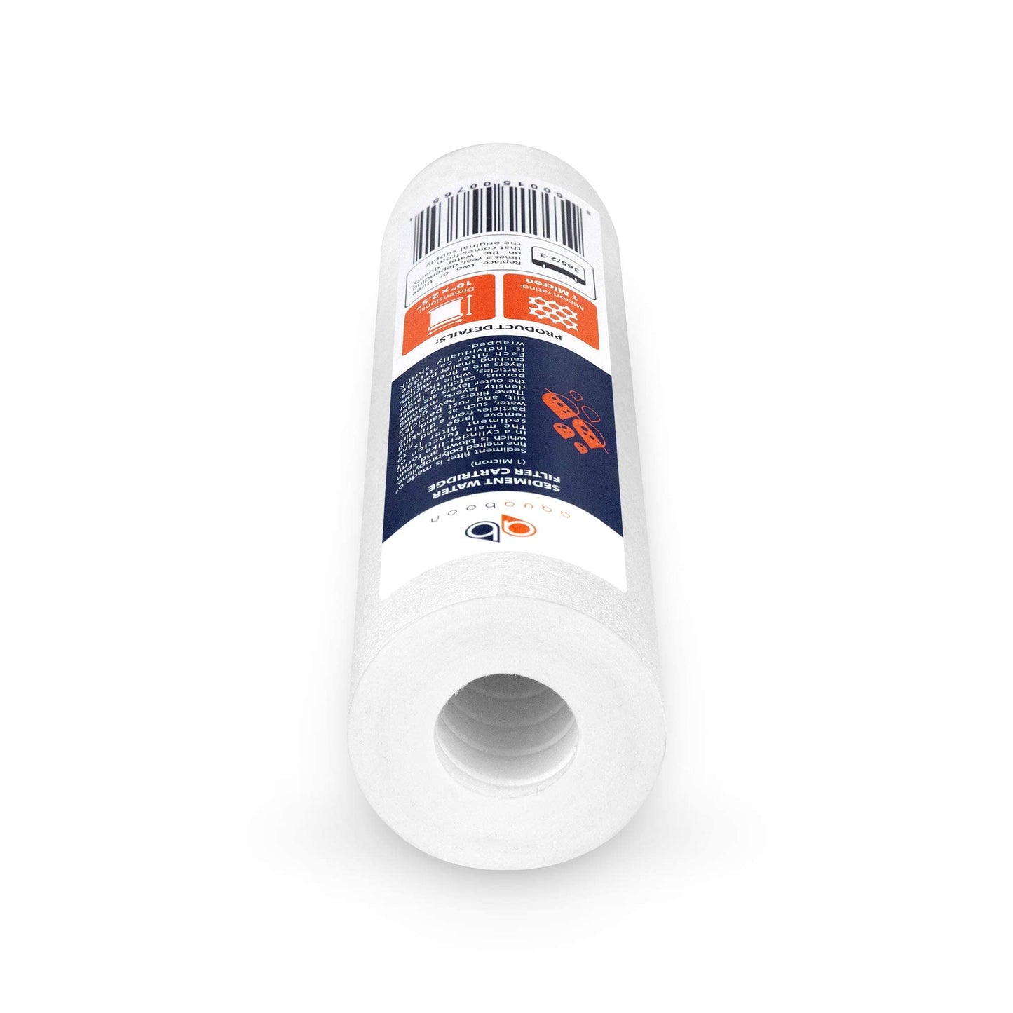 Aquaboon Whole House Sediment Filter 1 Micron 10 x 2.5 Compatible with Water Filters Replacement Cartridges AP110, Culligan P5, WHKF-GD05, 6 Pack