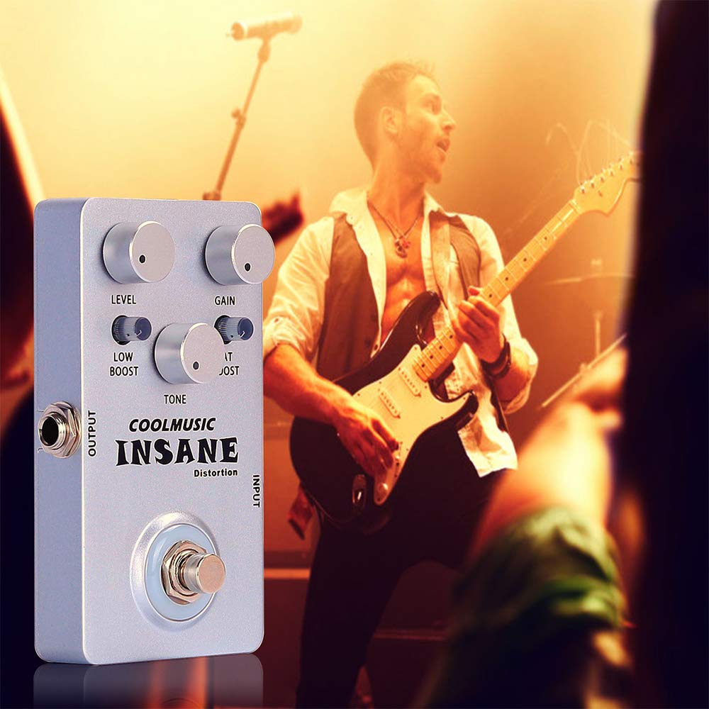 Coolmusic C-DI01 Insane Distortion Guitar Effects Pedal Bass Pedal …