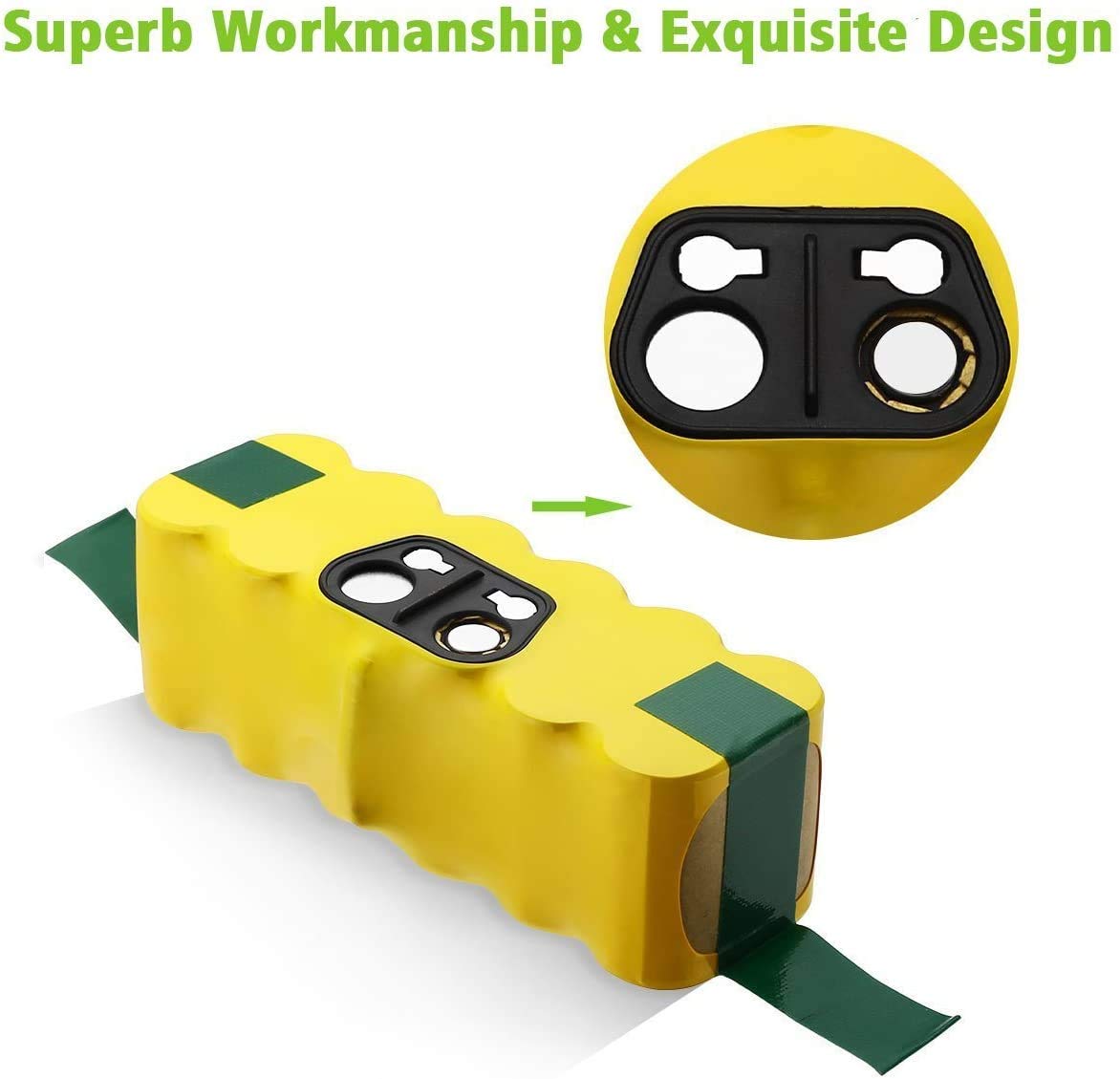 TREE.NB 4000mAh NI-MH Battery Compatible with Roomba 500 510 520 531 532 540 550 552 560 570 585 595 600 620 630 650 655 660 700 760 770 780 790 800 870 880 890 900 980