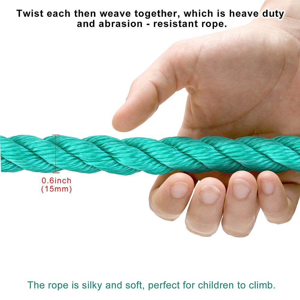 BeneLabel Climbing Cargo Net, Indoor/Outdoor Military Webbing Net, 100% Nylon Rope Ladder, Corrosion Resistant, 75cm x 195cm