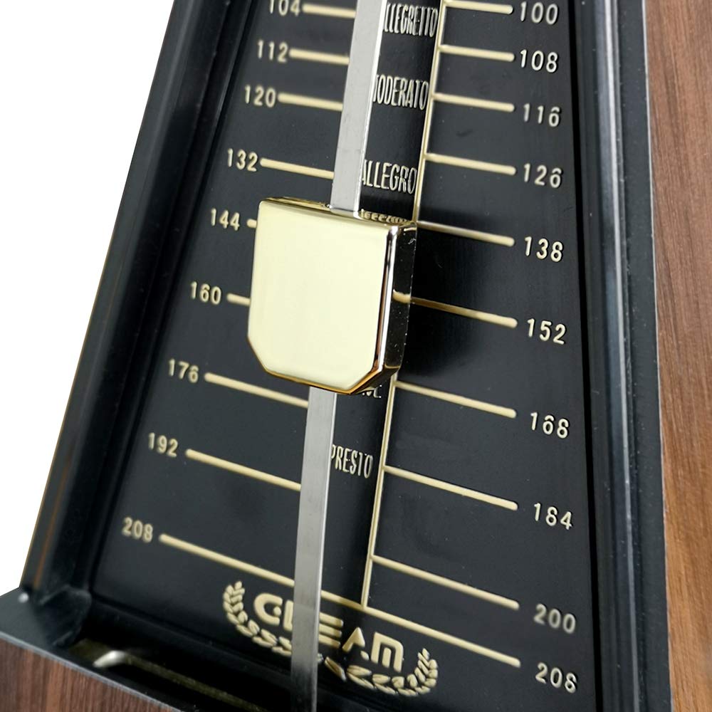 GLEAM Metronome - Mechanical for Musicians with Free Bag (Teak)