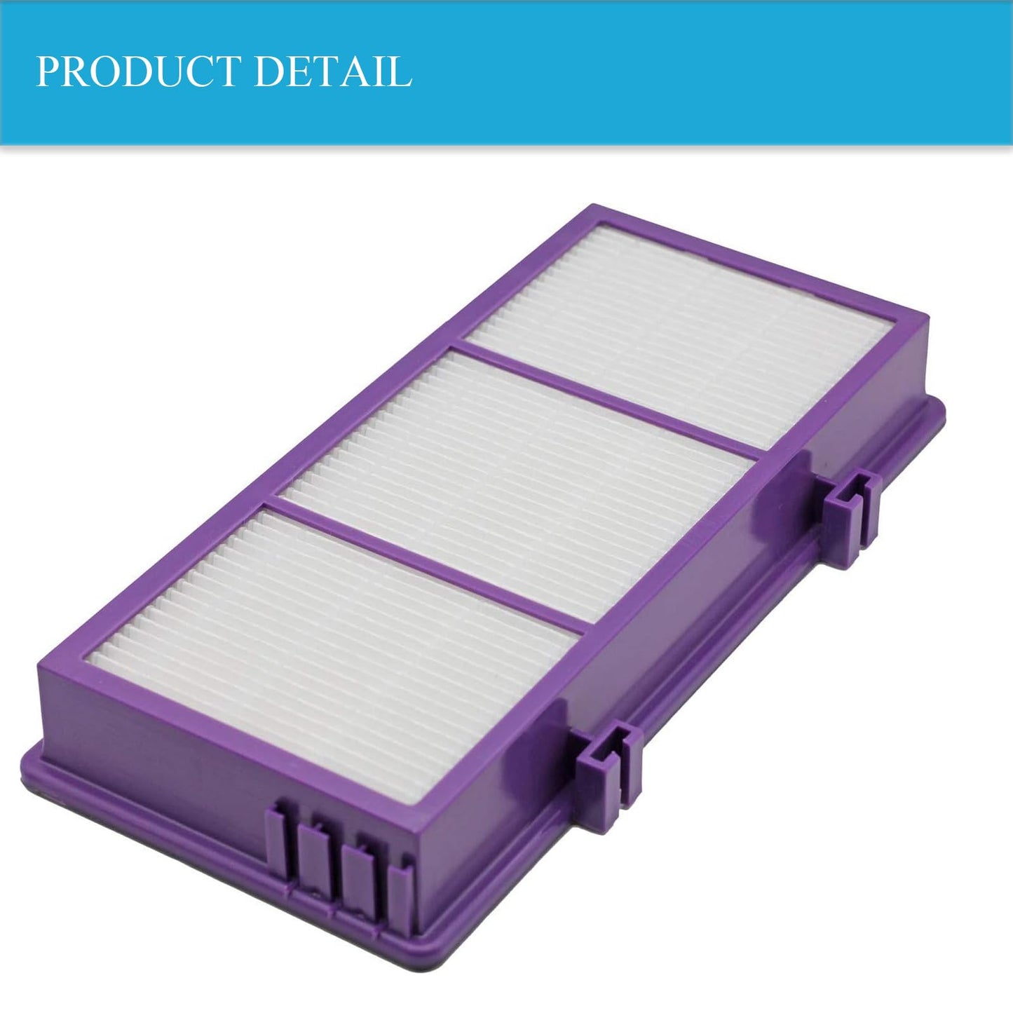 HAPF300AP-Allergen Performance Plus Filter Compatible with Holmes AER1 HAPF300AP-U4 and Bionaire air Filters 4 HEPA + 8 Carbon Booster Filters Fit Perfect HAPF300AP Filter Accessories (Purple)