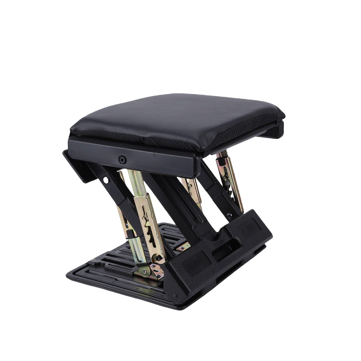 WODHMIEY Adjustable Foot Rest Stool, 4-Level Height, Ergonomic Foldable Footrest with Non Slip Surface & Removable Cushion for Office Home Travel
