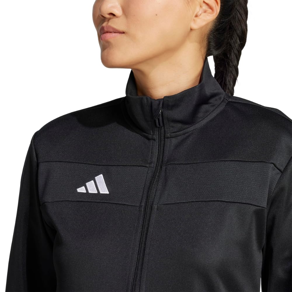 adidas Women's Tiro 25 Essentials Training Track Top, Black/White, Large