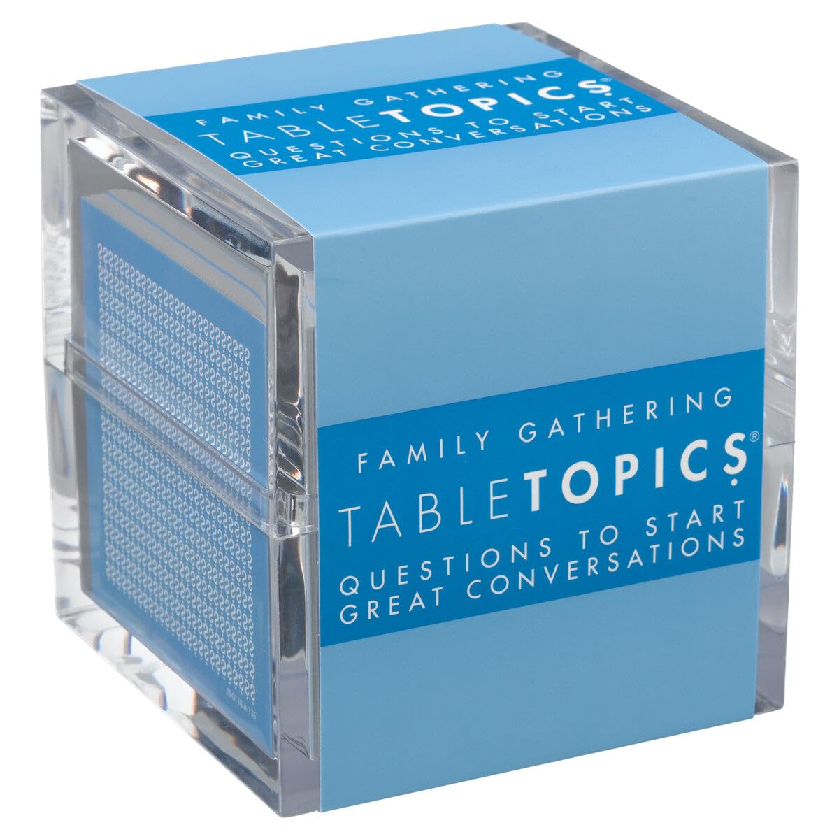TableTopics Family Gathering Conversation Cards for Multi-Generational Get Togethers with 135 Questions to Use with Relatives at Reunions, Holidays, & Other Events