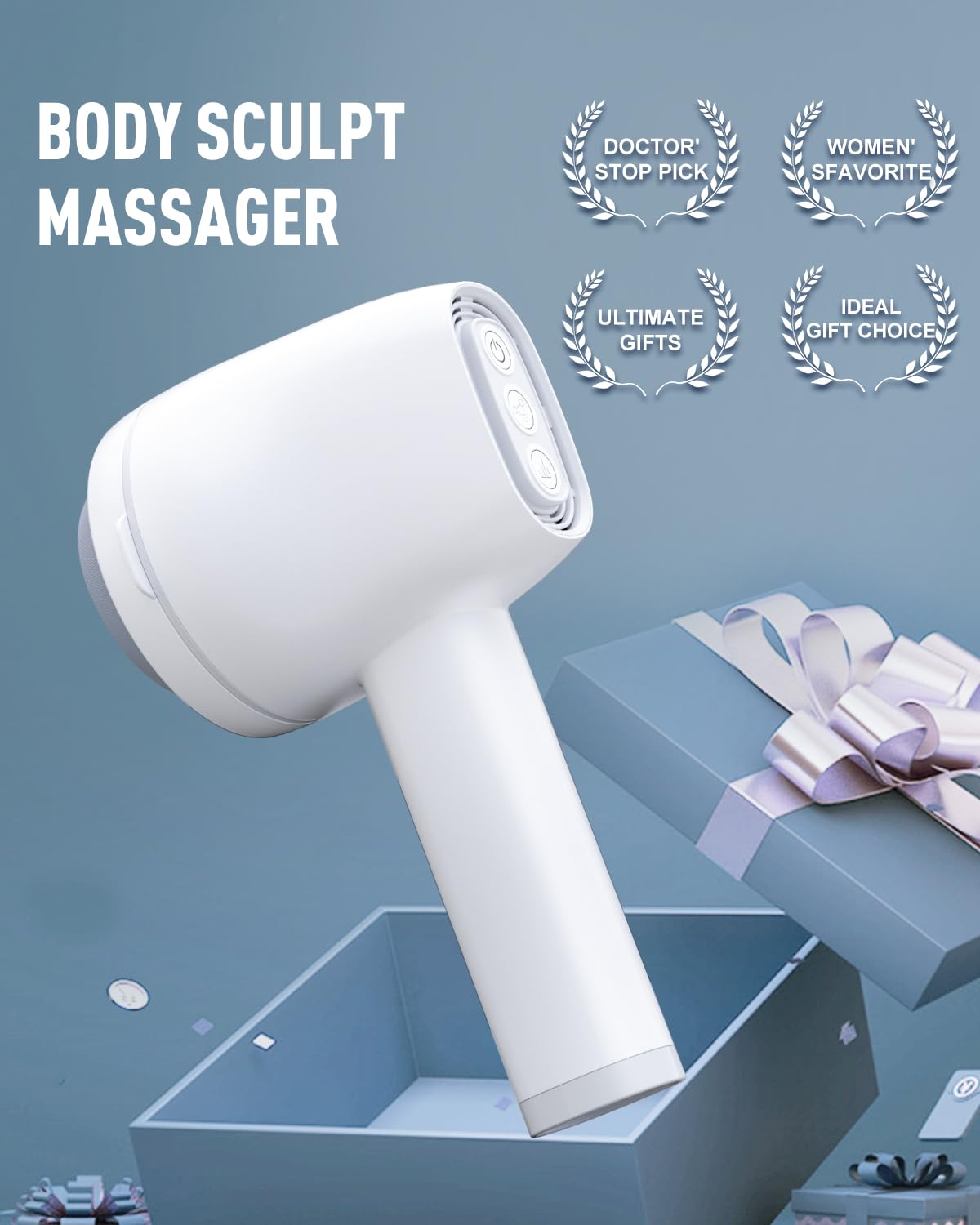 Body Sculpting Machine - Rechargeable Cellulite Massager with 5 Models & 6 Speeds, Beauty Sculpt Massager Christmas Gifts for Women Wife Girlfriend Sister He