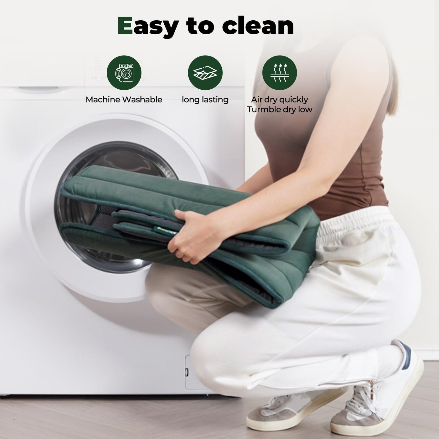 BALANCE Dog Crate Pad, Dog Foam Crate Mat Kennel Pad, Washable Water-Resistant Pet Bed Flat Dogs Cage Mat for Large Dogs