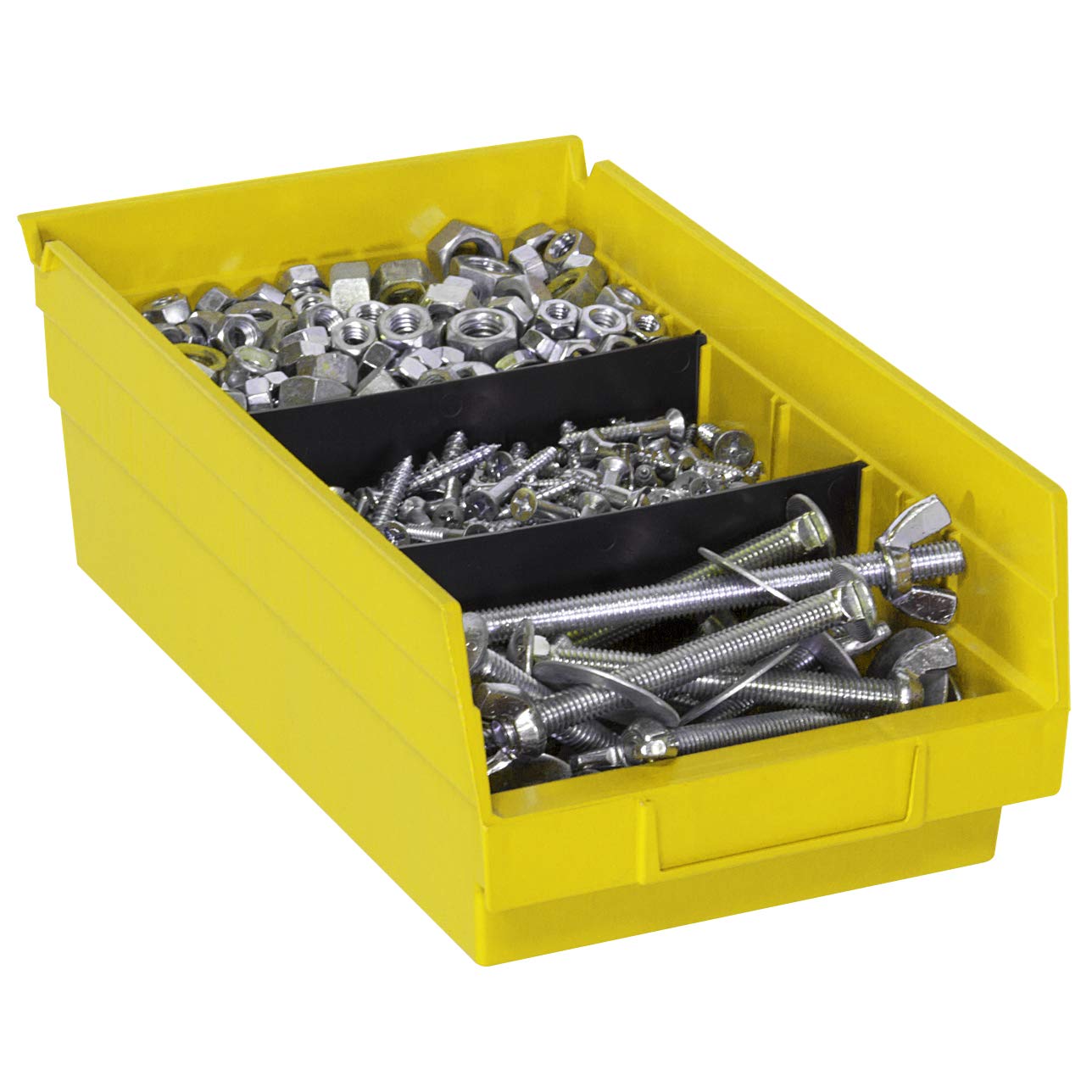 Akro-Mils 40130 Width Divider for 30130, 30138, or 30164 Shelf Bins Black, 24-Pack