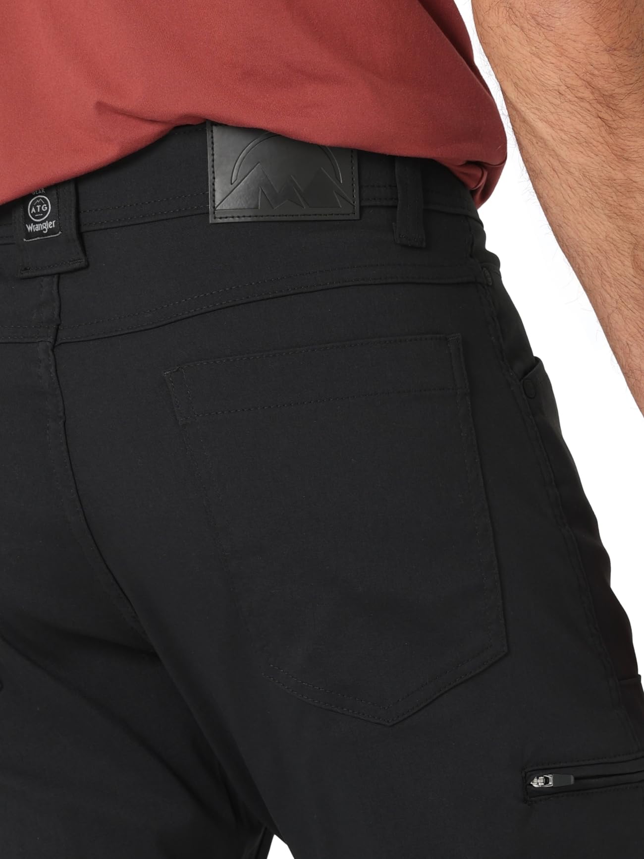 ATG by Wrangler Men's Synthetic Utility Pant, Caviar, 36W x 32L