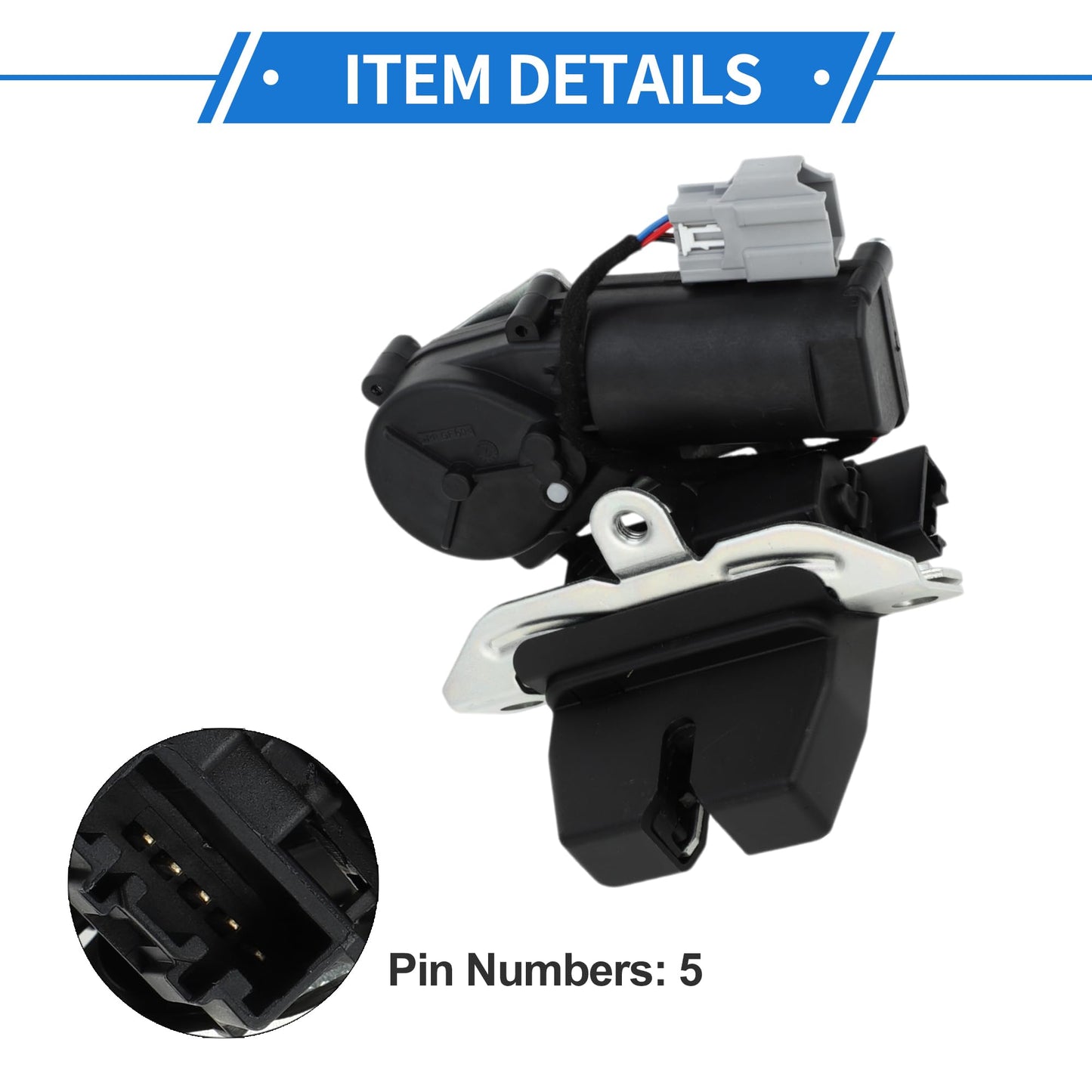 VekAuto Rear Liftgate Door Lock Actuator for Lincoln MKX 2016-2018 for Ford Edge 2015-2020 Tailgate Latch Assembly