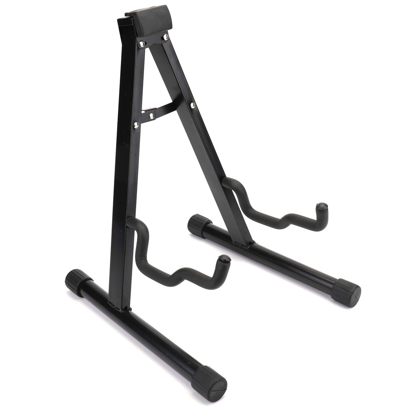 Foraineam 2 Pack Guitar Stand Universal A-frame Folding Stand with Secure Lock for Acoustic Classic Electric Guitars