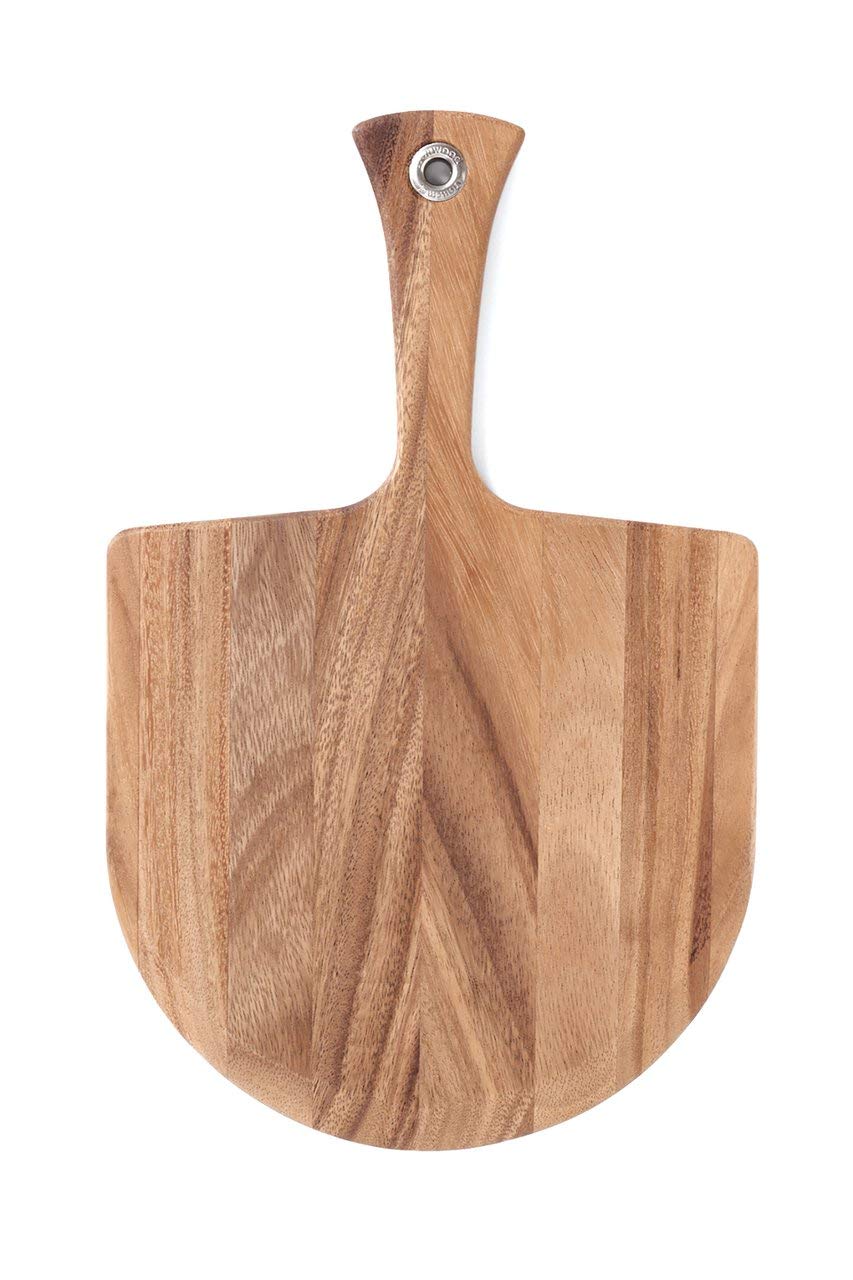 Ironwood Acacia Wood Peel, Napoli Pizza Paddle, 14" x 20"