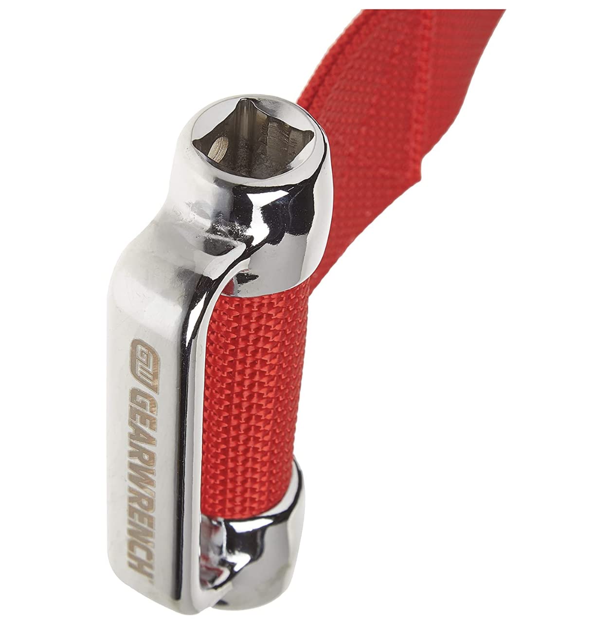 GEARWRENCH 3/8" & 1/2" Drive Heavy-Duty Oil Filter Strap Wrench, 3529D , Red