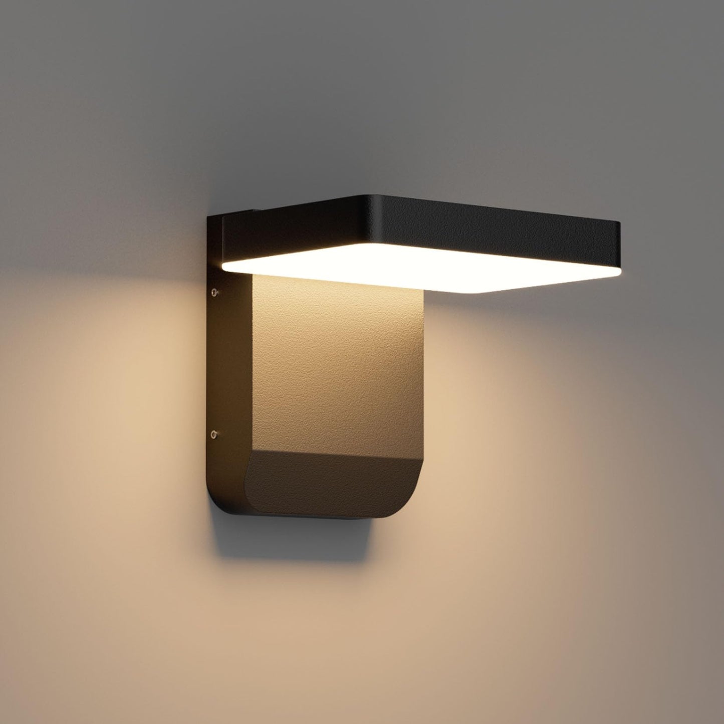 Outdoor Wall Lights LED Modern Wall Sconce Rotatable Bronze Exterior Wall Lights Modern Lights for House, 3000K