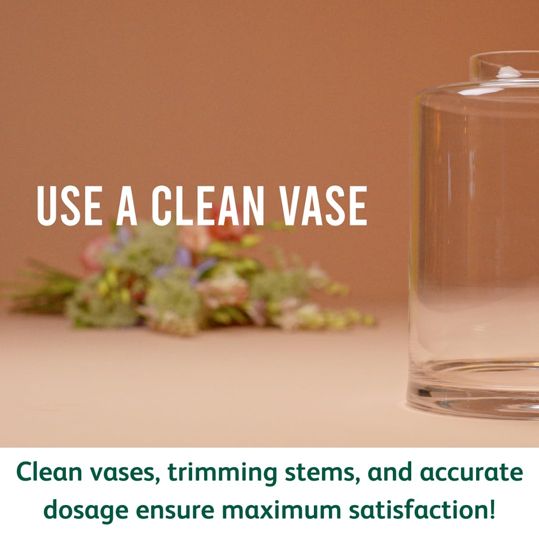 Chrysal 200CT Recyclable Paper Flower Bags /QT Flower Supplies for Fresh Flowers, Increase Pot Life - Flower Arrangement Supplies, Ideal Florist Supplies