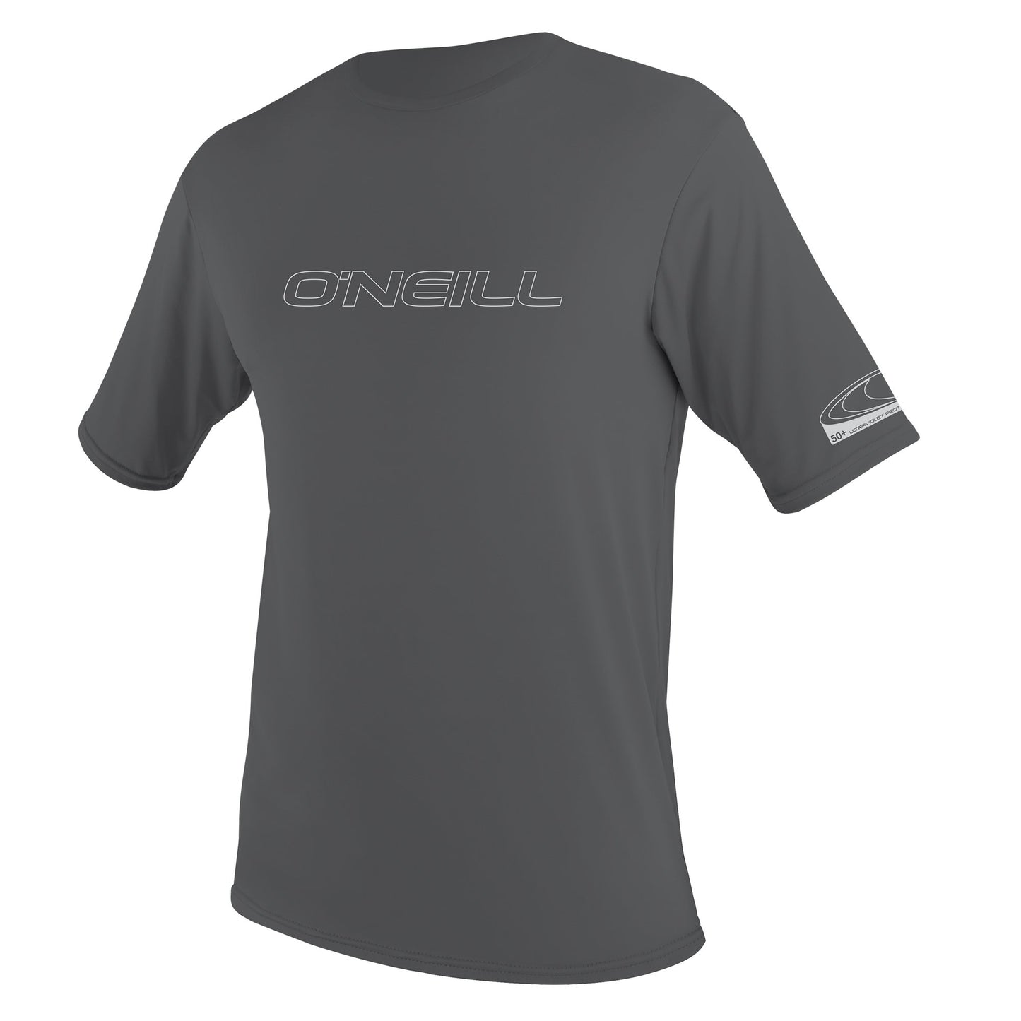 O'NEILL Men's Basic Skins UPF 50+ Short Sleeve Sun Shirt,Smoke,XX-Large