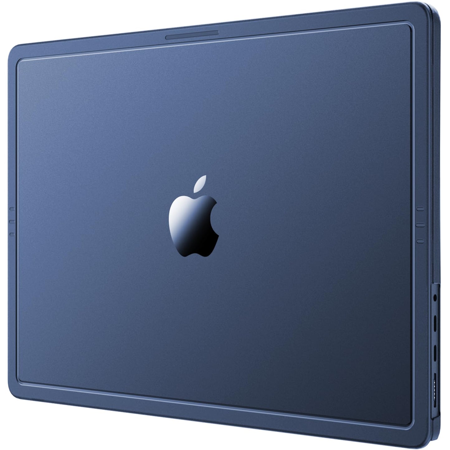Compatible with MacBook Air 13 inch Case M5 M4-M2 2026 2025-2022, A3449 A3240 A3113 A2681, [100% Match Official Color] Protective Hard Shell Laptop Cover for MacBook Air 13.6 inch – Midnight Clear