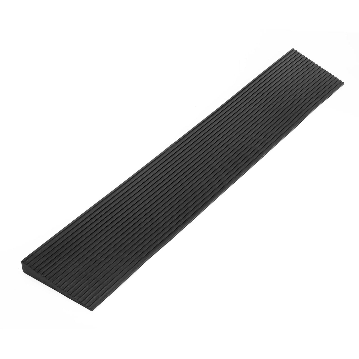1" Rise Rubber Door Threshold Ramp for wheelchairs, 2000 LBS Capacity 35.5'' Long Non-Skid Solid Rubber for Home Doorways Heavy Duty Door Step Ramp for Mobility Scooters and Power Chairs