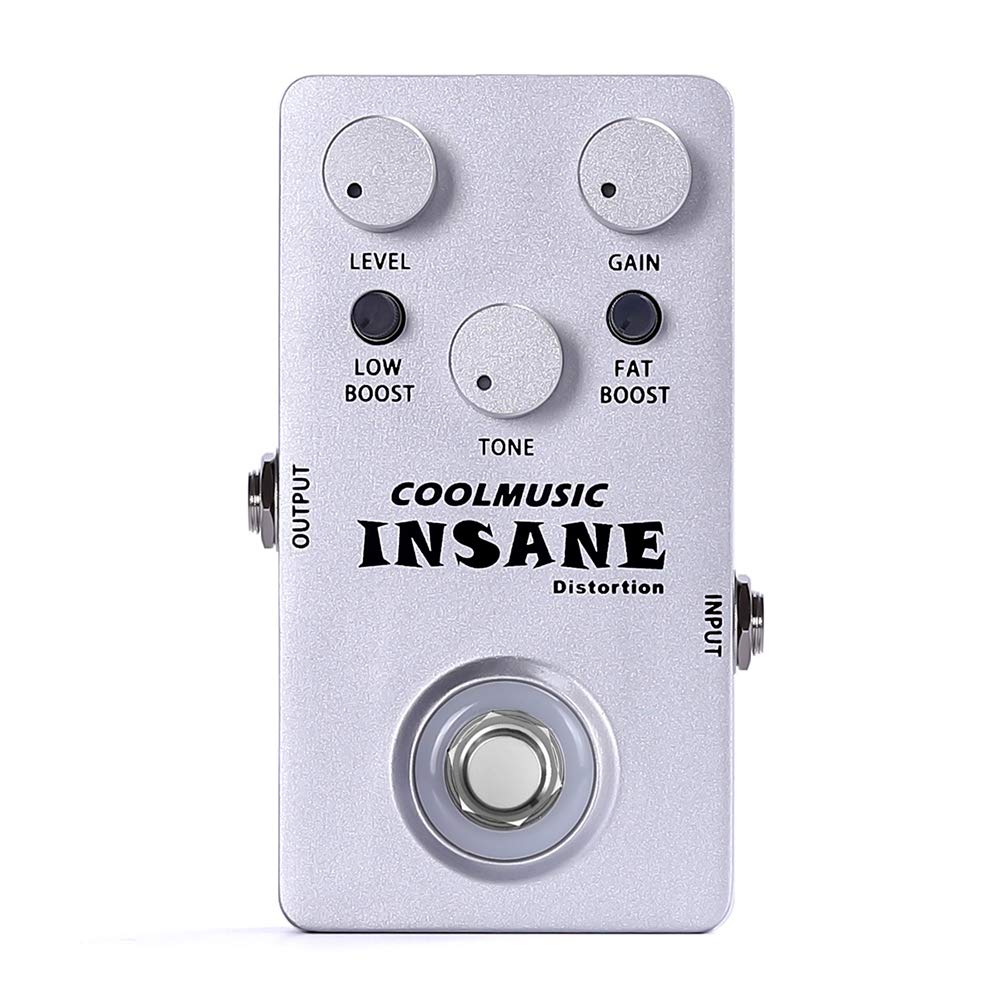 Coolmusic C-DI01 Insane Distortion Guitar Effects Pedal Bass Pedal …