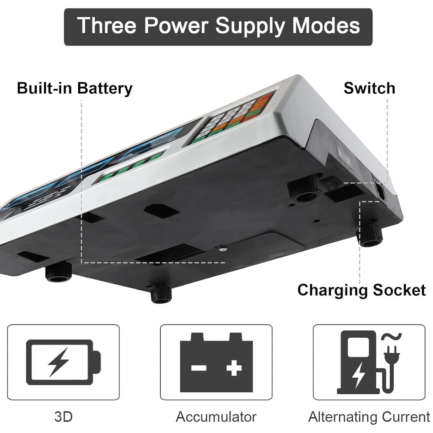 60LB LCD Electronic Price Computing Scale 30KG Scale LCD Digital Commercial Food Weight Scale for Electrical Computing Retail Counting Equipment for Kitchen Stores Restaurant Market Farmer ﻿