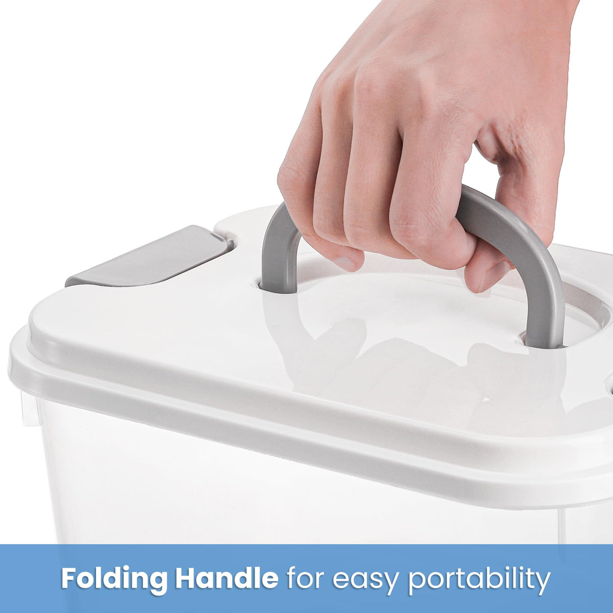 Elsjoy 8 Packs 5.5 Quart Plastic Storage Bins, Clear Storage Latch Box with Latching Lids, Stackable Organizing Bins Lidded Storage Container for Snacks, Cosmetics