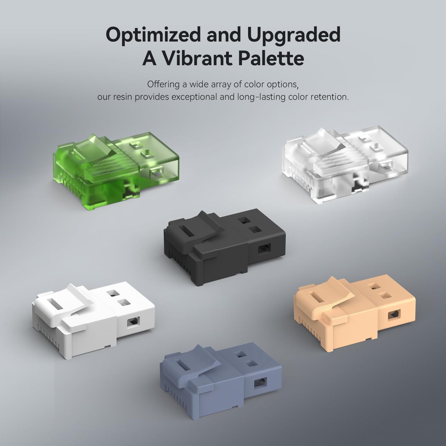 ANYCUBIC ABS-Like Resin Pro 2, Toughness Upgrade 3D Printer Resin, Low Odor 405nm UV-Curing Resin, High Precision and High-Success Rate Standard Photopolymer Resin for LCD DLP 3D Printing (2kg-Gray)