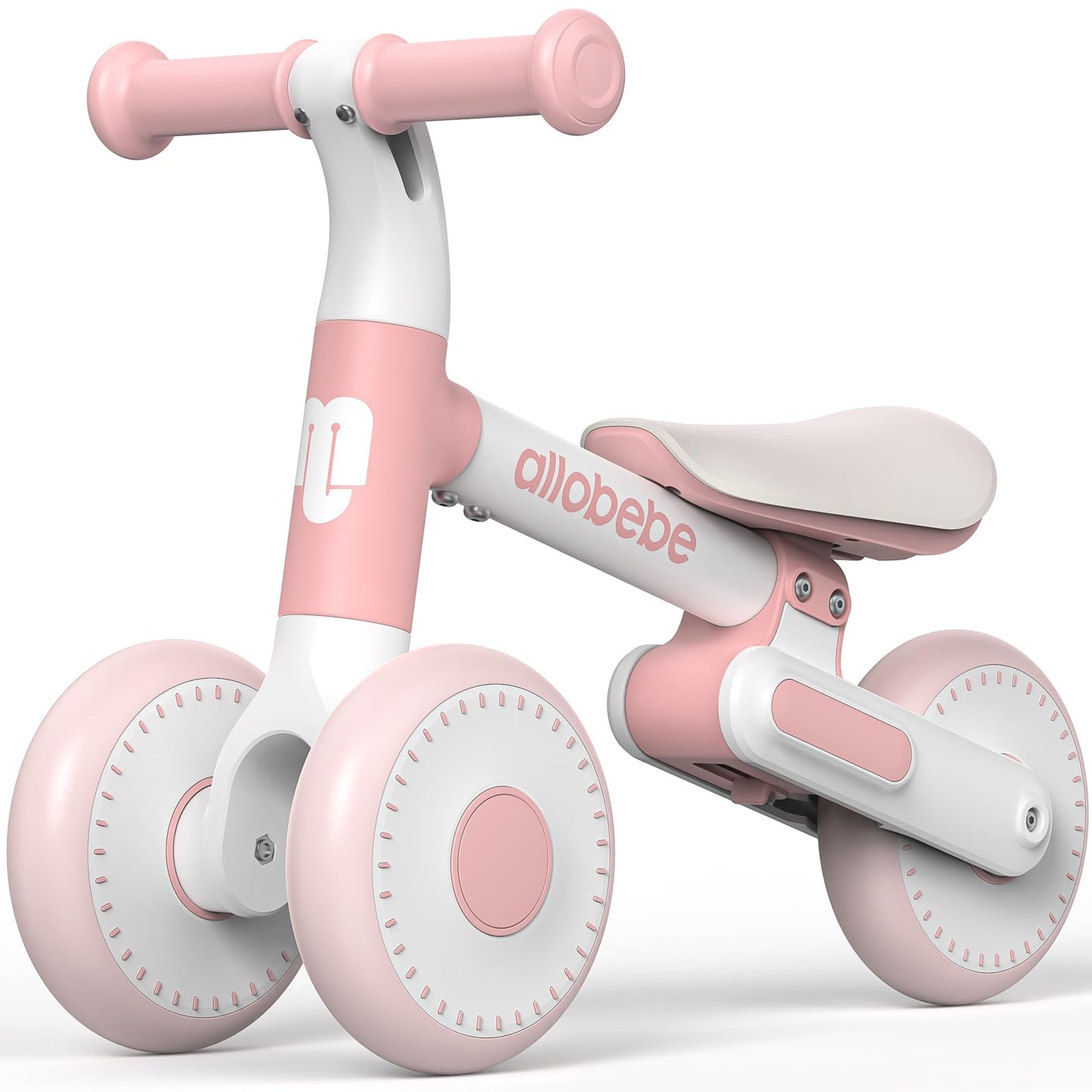 allobebe Baby Balance Bike for 12-24 Month, Gifts and Toys for 1 Year Old Girls Boys, Foldable No Pedal Toddler First Bike, Best First Birthday Baby Bike Gifts