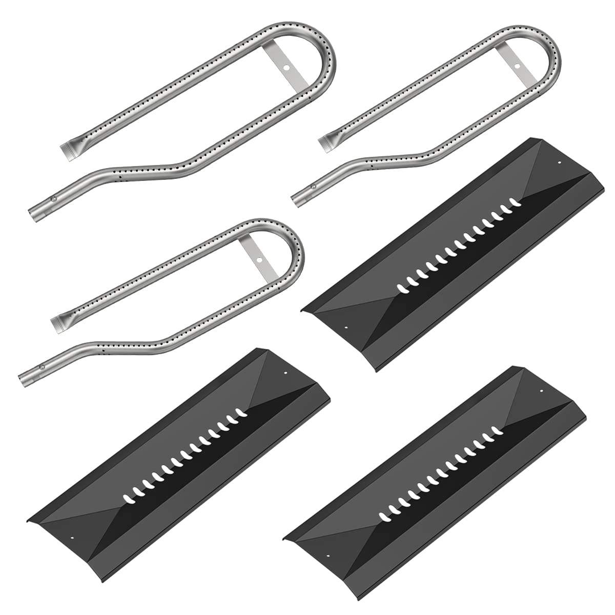 Grill Burner and Heat Plate for Centro G41501, G41503, G50201, G50202, G50203, G50204, G50205, G50206, G50207 Cuisinart G51213, G51214, G51215, G51216,or CGG-200, CGG-220, CGG-240 Gas Grills