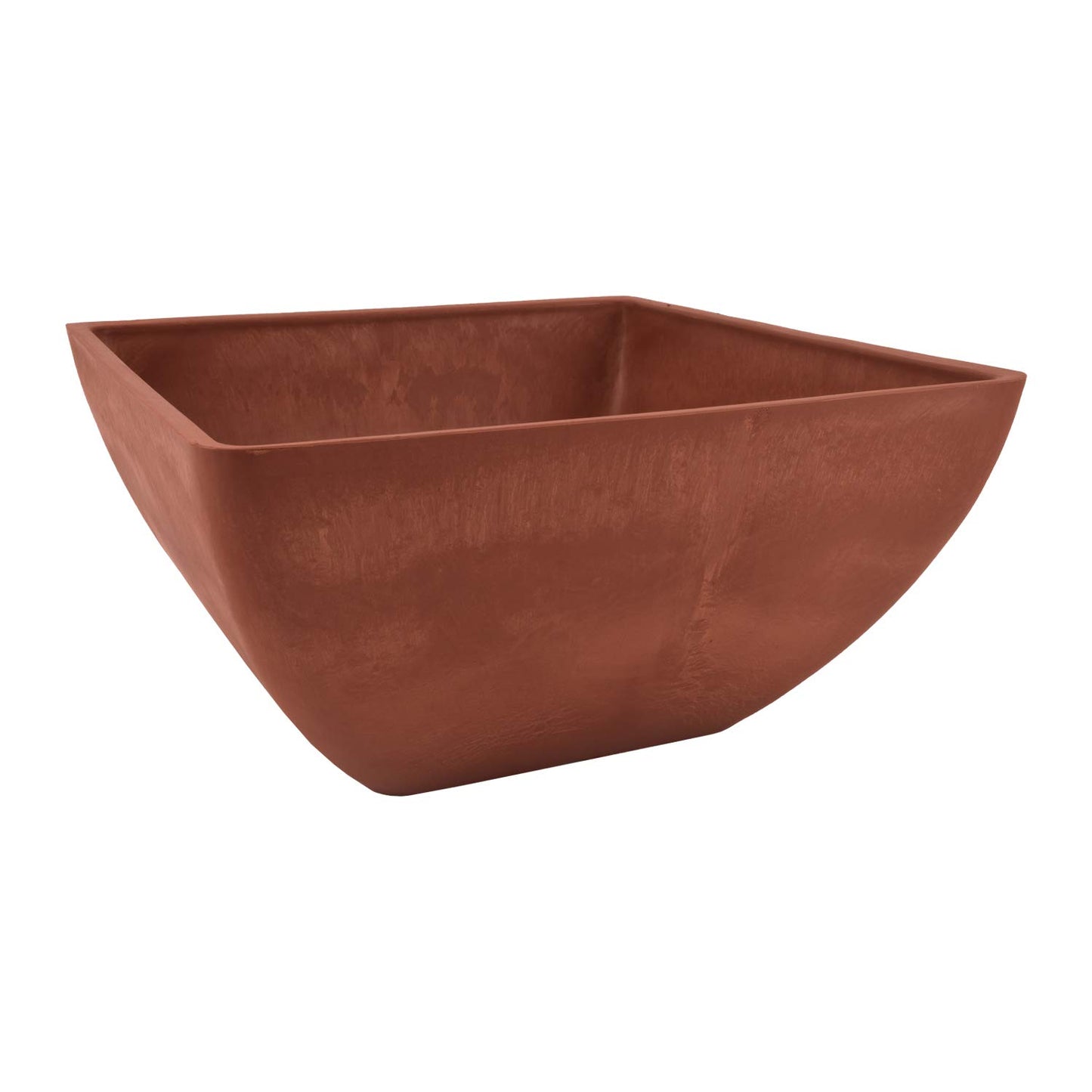Arcadia Garden Products PSW PIPFBD30TC Simplicity Square Planter, Terra Cotta