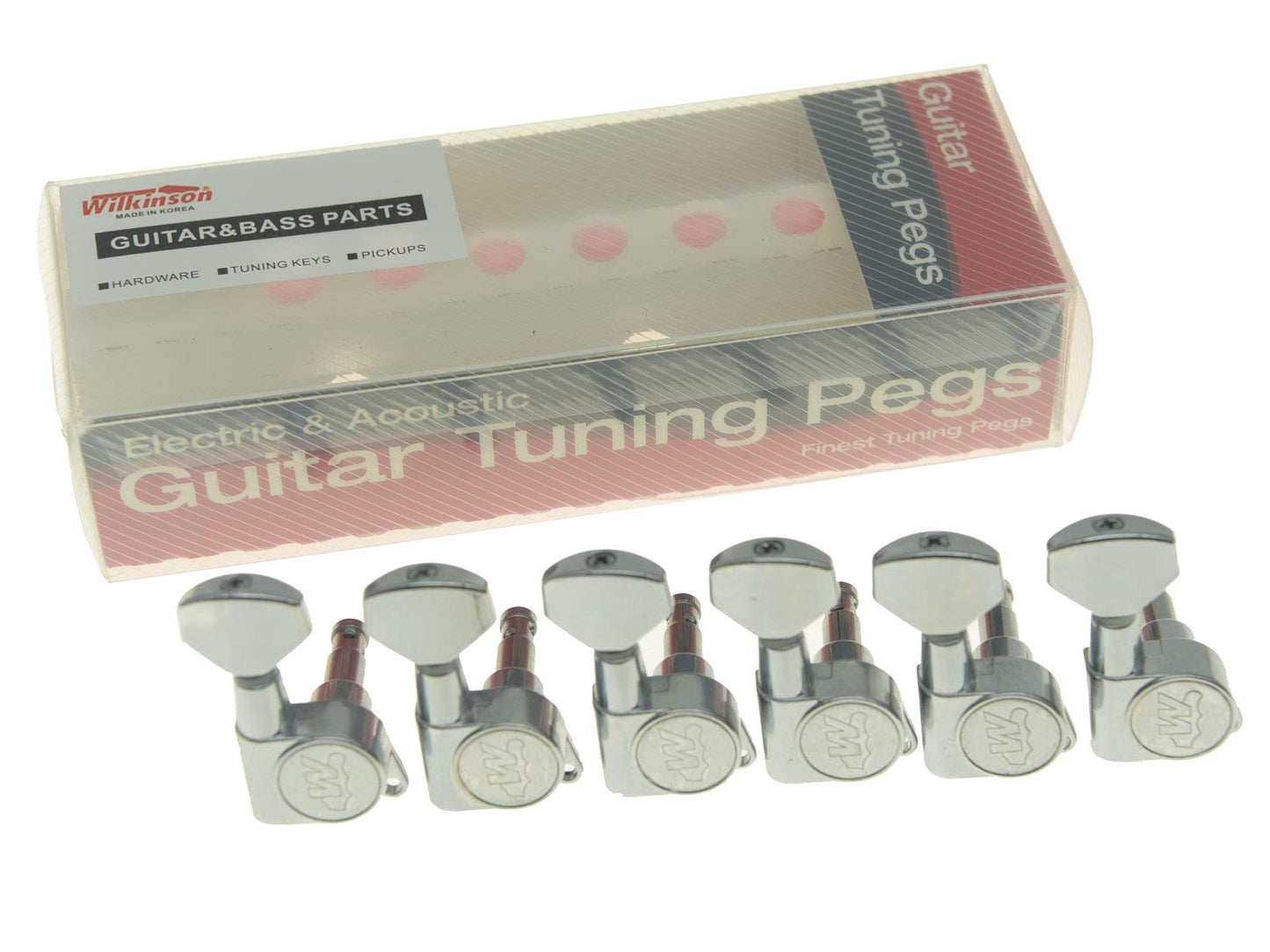 Wilkinson Chrome E-Z LOK Post Guitar Tuners Tuning Keys Pegs Machine Heads for Strat Tele