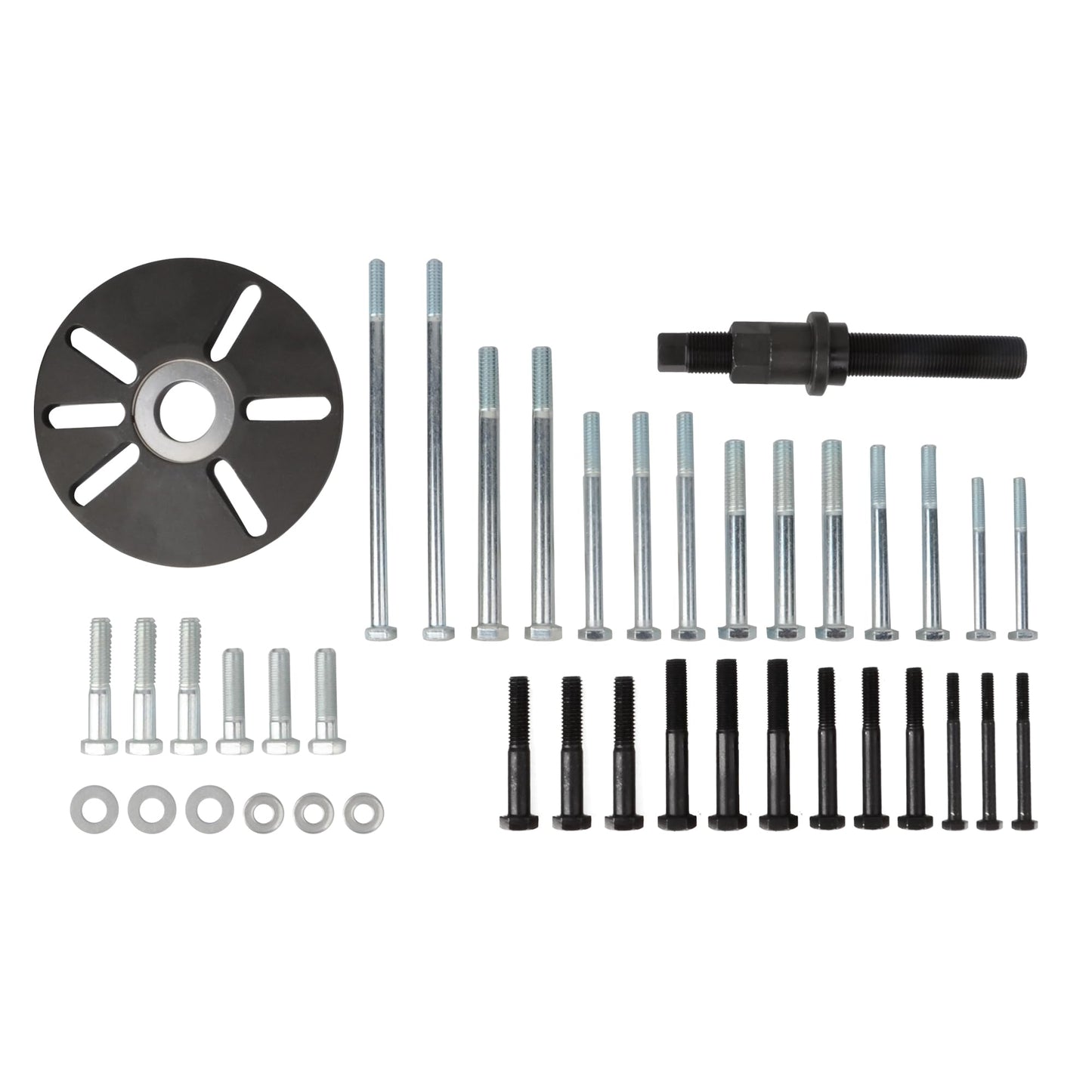 DAYUAN Harmonic Balancer Puller Removal & Installation Tool Kit Flywheel Remover Crankshaft Pulley Removal Steering Wheel Pulling Set