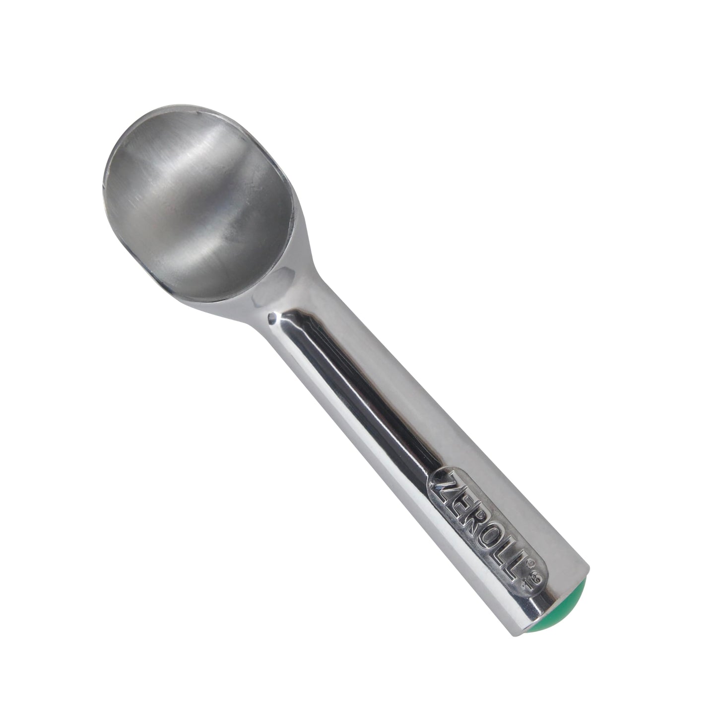 Zeroll 1016 Original Ice Cream Easy Scoop with Unique Liquid Filled Heat Conductive Handle Simple One Piece Aluminum Design Easy Release 32 Scoops per Gallon Made in USA, 2.5-ounce, Silver